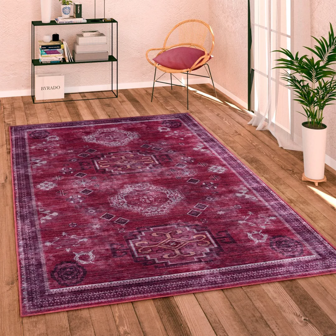 Paco Home Teppich »Bordeaux 245«, rechteckig, Kurzflor, Orient-Optik, Vinta günstig online kaufen