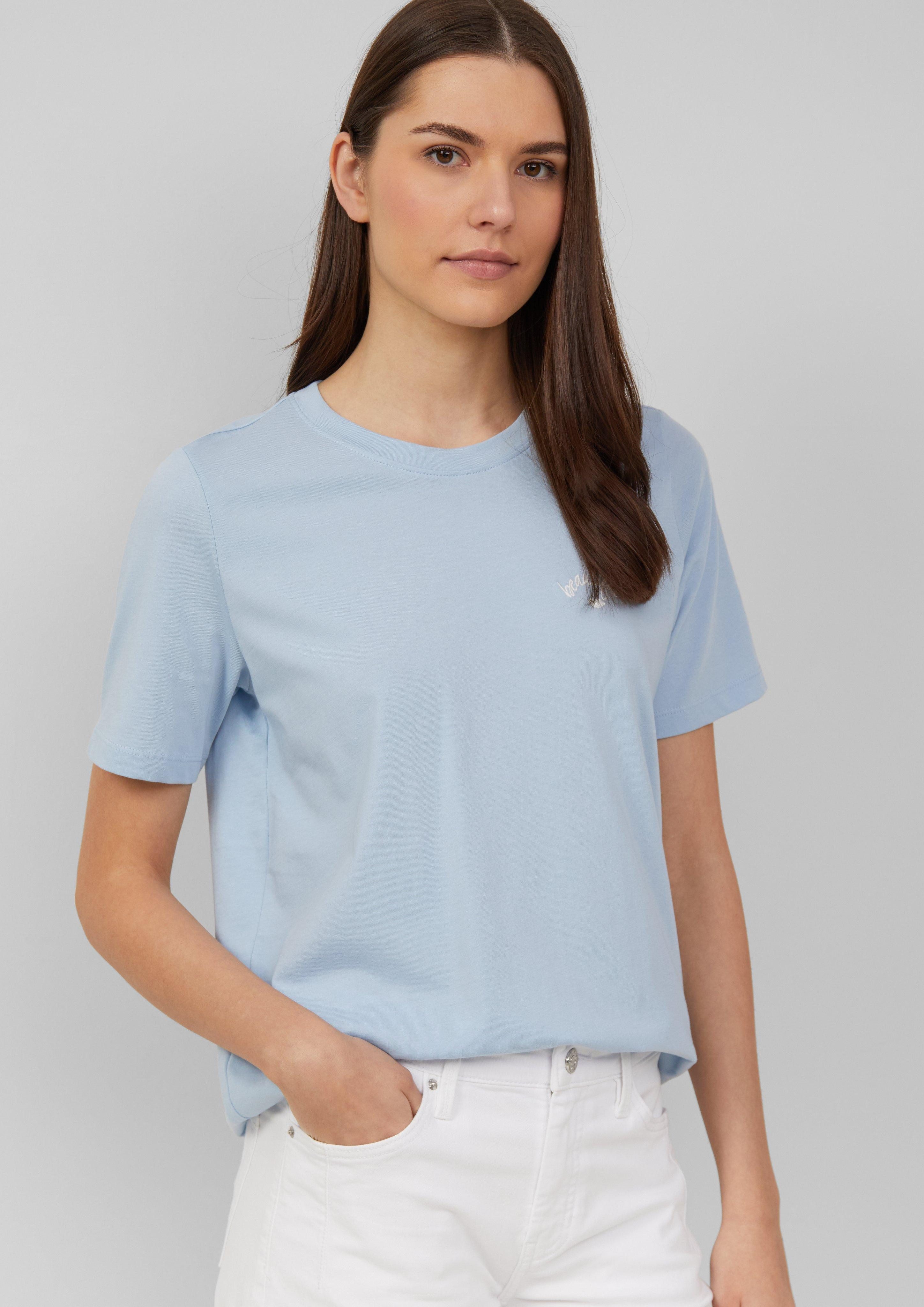 s.Oliver Kurzarmshirt Jerseyshirt aus Baumwolle mit günstig online kaufen