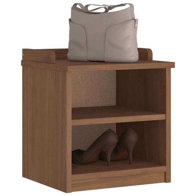 vidaXL Schuhschrank Flurbank SANDNES 45x40x50 cm Massivholz Kiefer günstig online kaufen