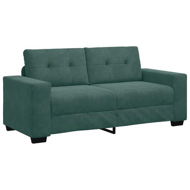 vidaXL Sofa Zweisitzer-Sofa Dunkelgrün 140 cm Samt günstig online kaufen