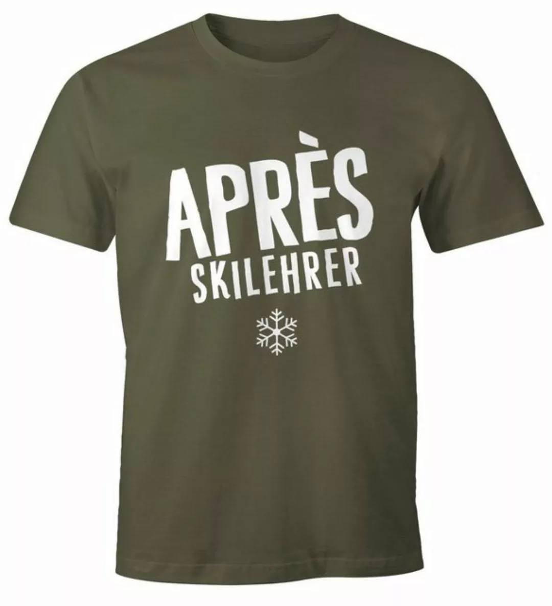 MoonWorks Print-Shirt Apres-Ski Lehrer Herren T-Shirt Fun-Shirt Moonworks® günstig online kaufen