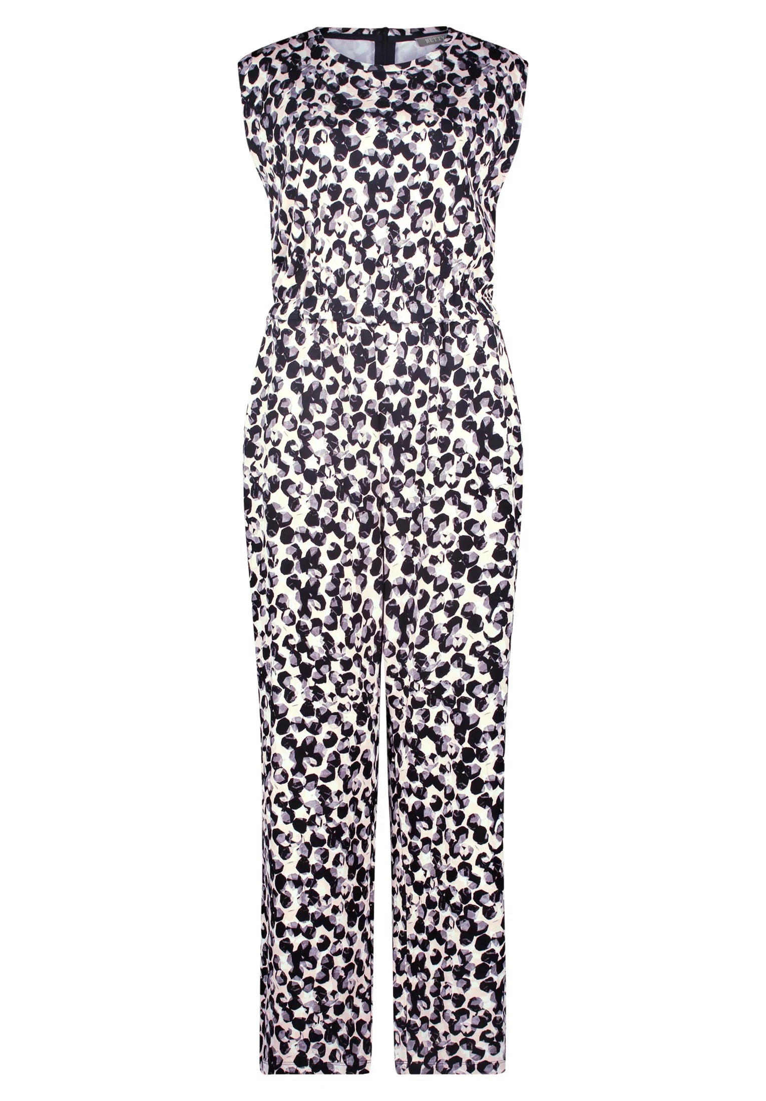 Betty&Co Overall "Betty & Co Jumpsuit mit Rundhalsausschnitt", (1 tlg.), Dr günstig online kaufen