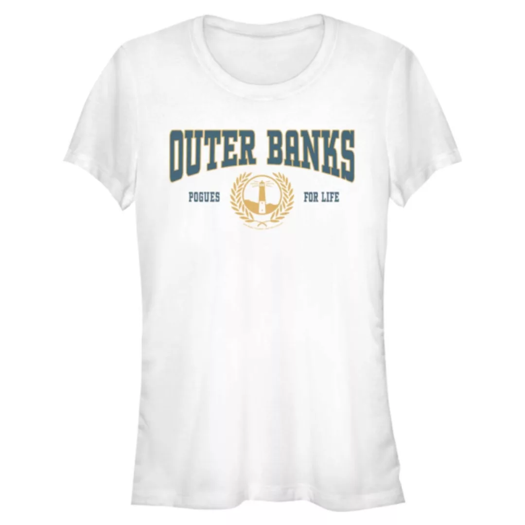 Netflix - Outer Banks - Logo Collegiate - Frauen T-Shirt günstig online kaufen