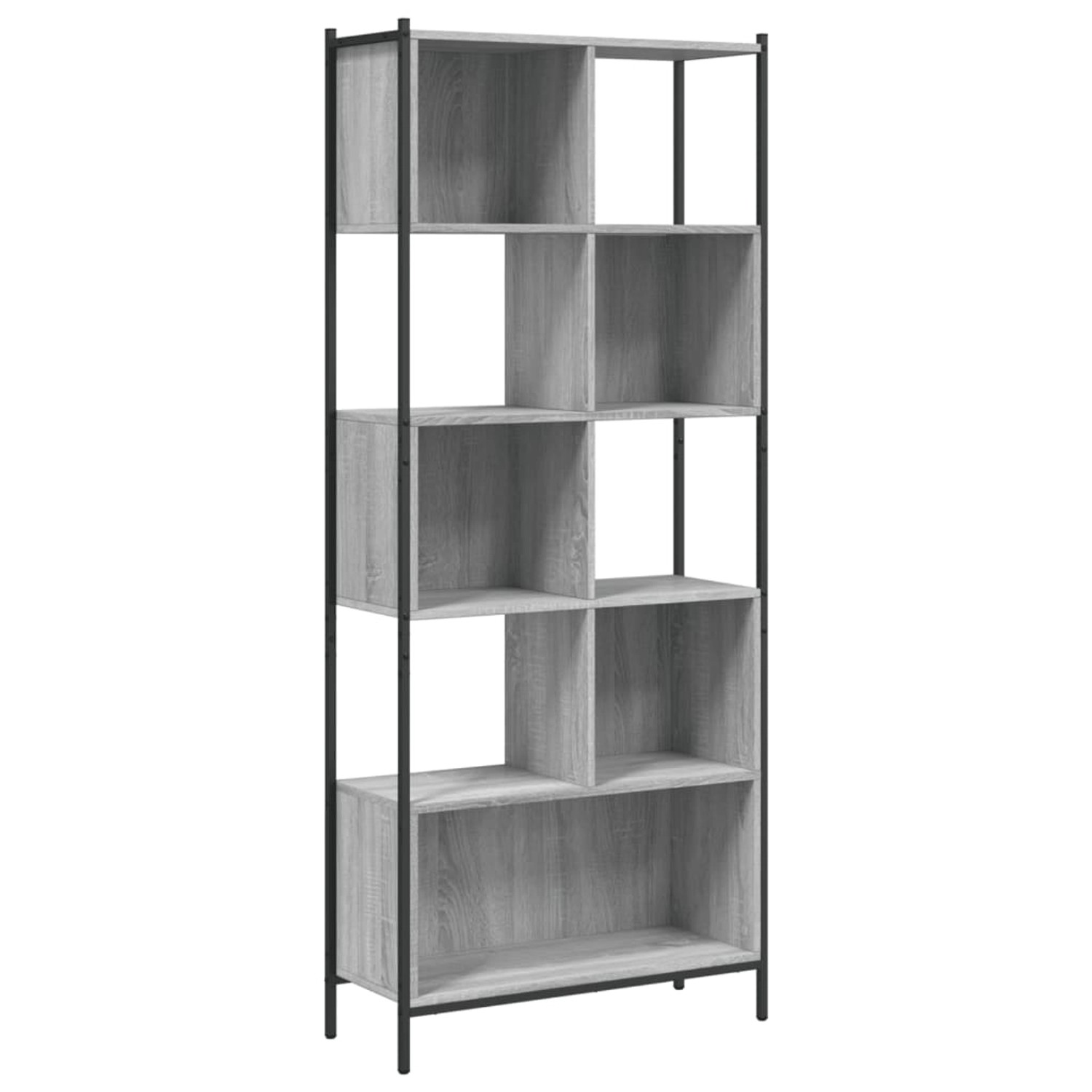 vidaXL Bücherregal Grau Sonoma 72x28x172 cm Holzwerkstoff günstig online kaufen