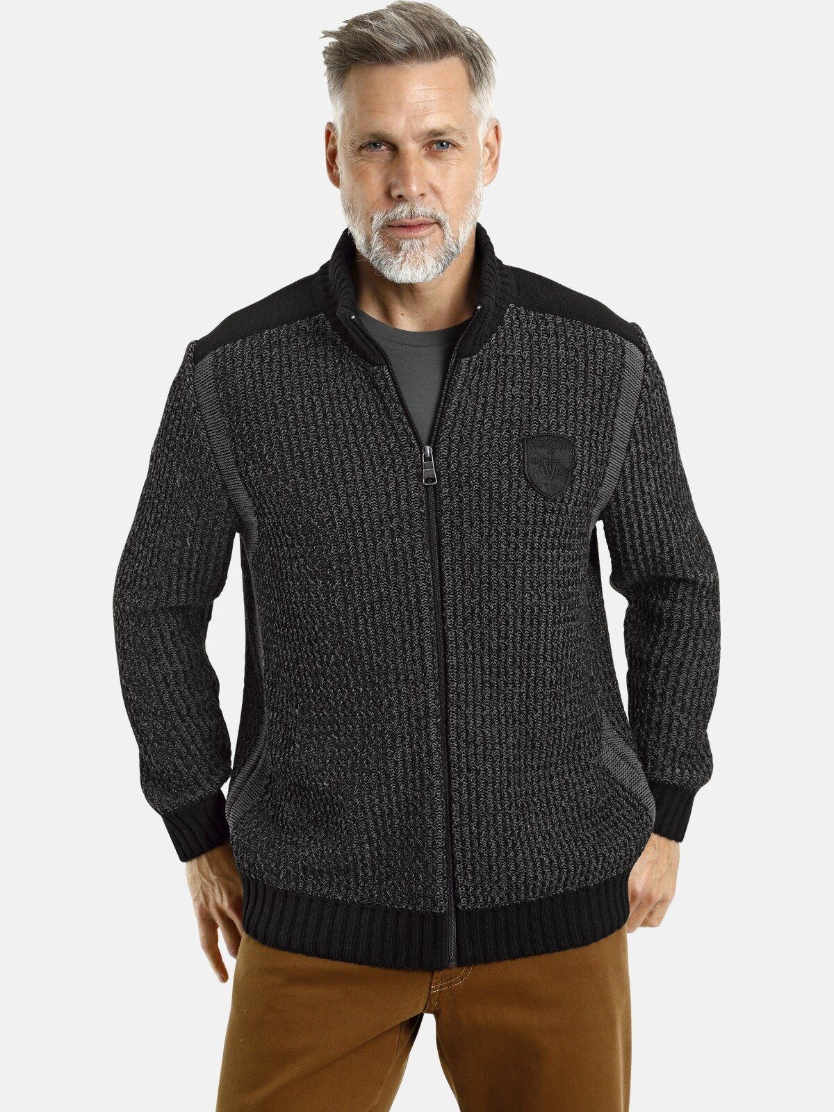 Jan Vanderstorm Strickjacke HALSTEN mit komfortabler günstig online kaufen