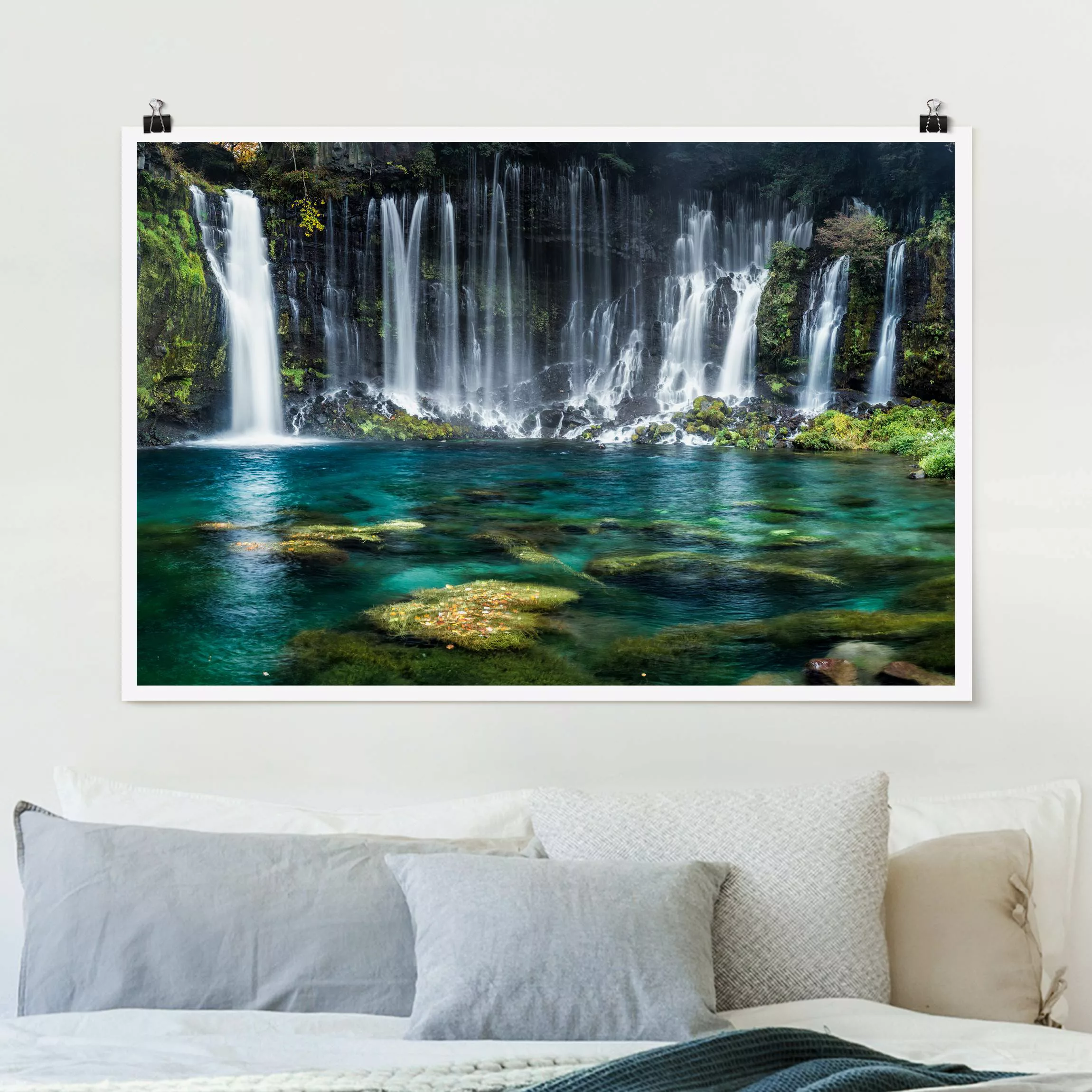 Poster Shiraito Wasserfall günstig online kaufen