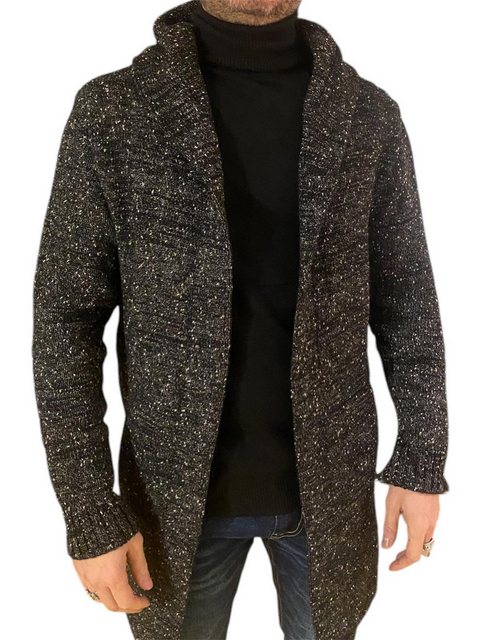 Aaron Bane Cardigan Stylische Strickjacke mit Kapuze Bequemer Cardigan für günstig online kaufen