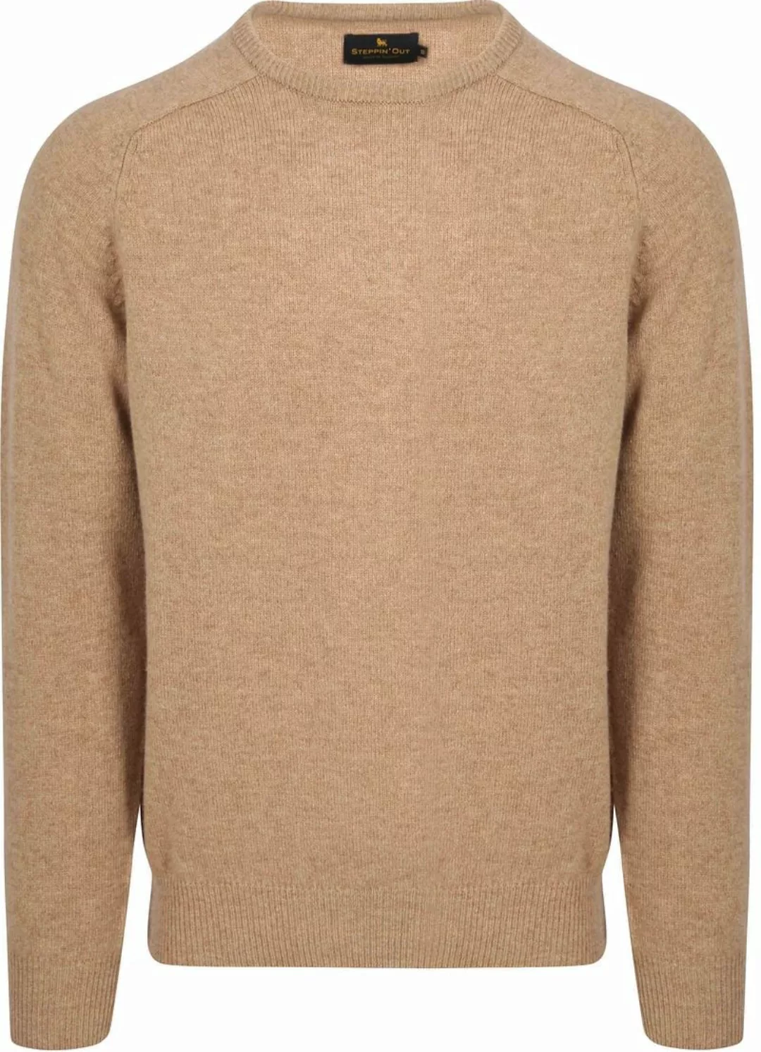 Steppin' Out Pullover Lammwolle Beige - Größe 3XL günstig online kaufen