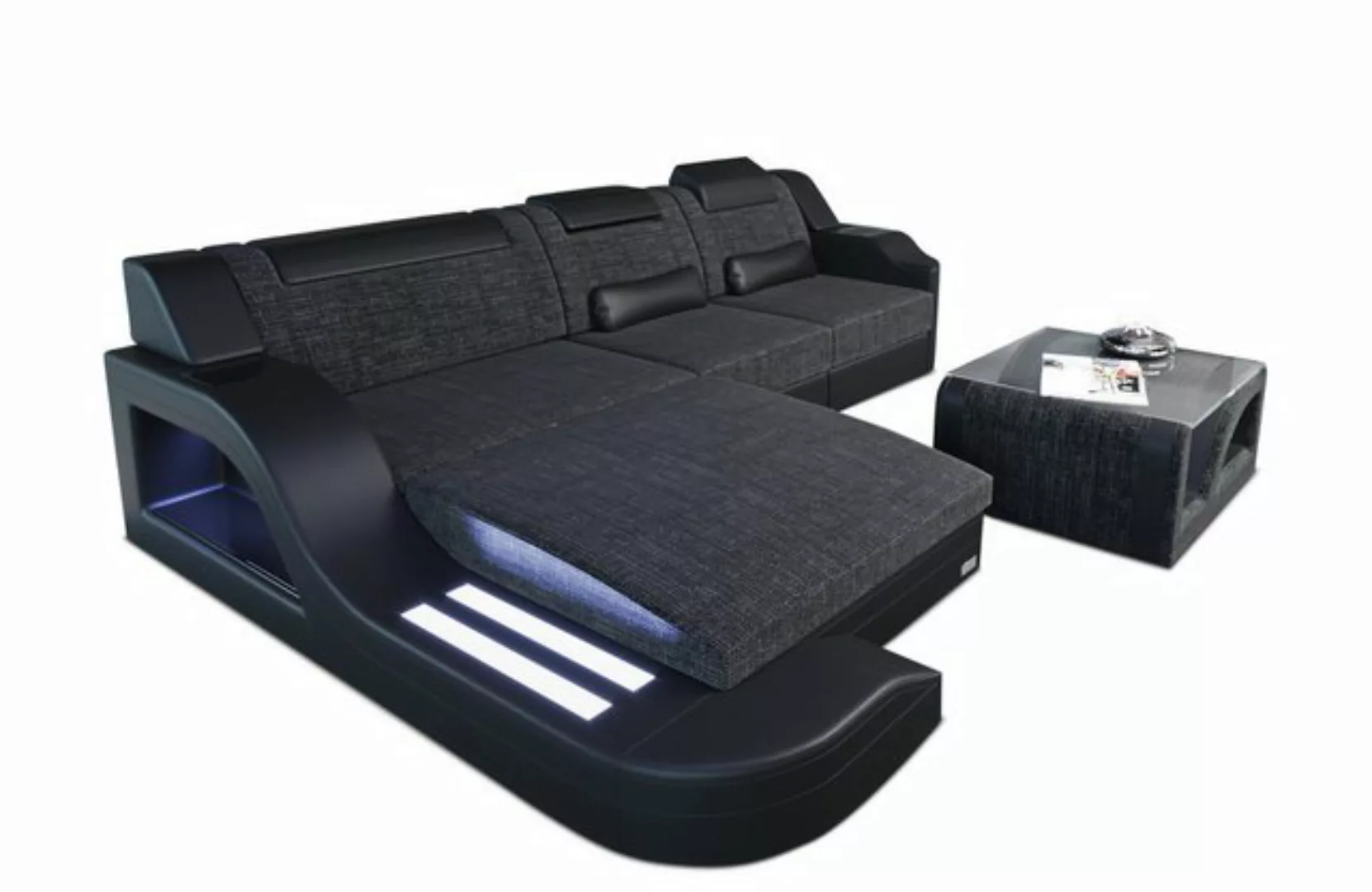 Sofa Dreams Ecksofa Stoffsofa Couch Stoff Polstersofa Palermo L Form, mit L günstig online kaufen