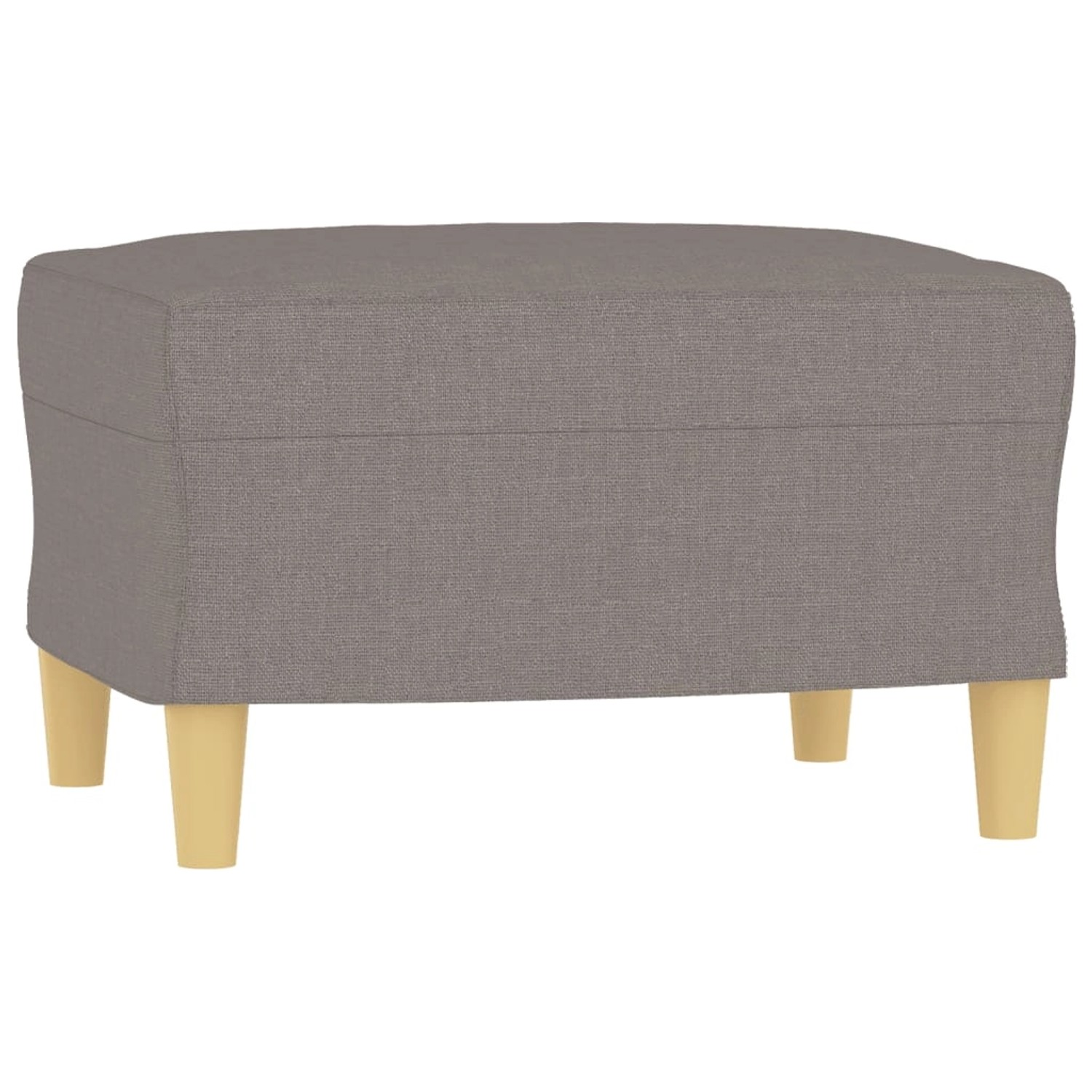 vidaXL Fußhocker Taupe 60x50x41 cm Stoff Modell 1 günstig online kaufen