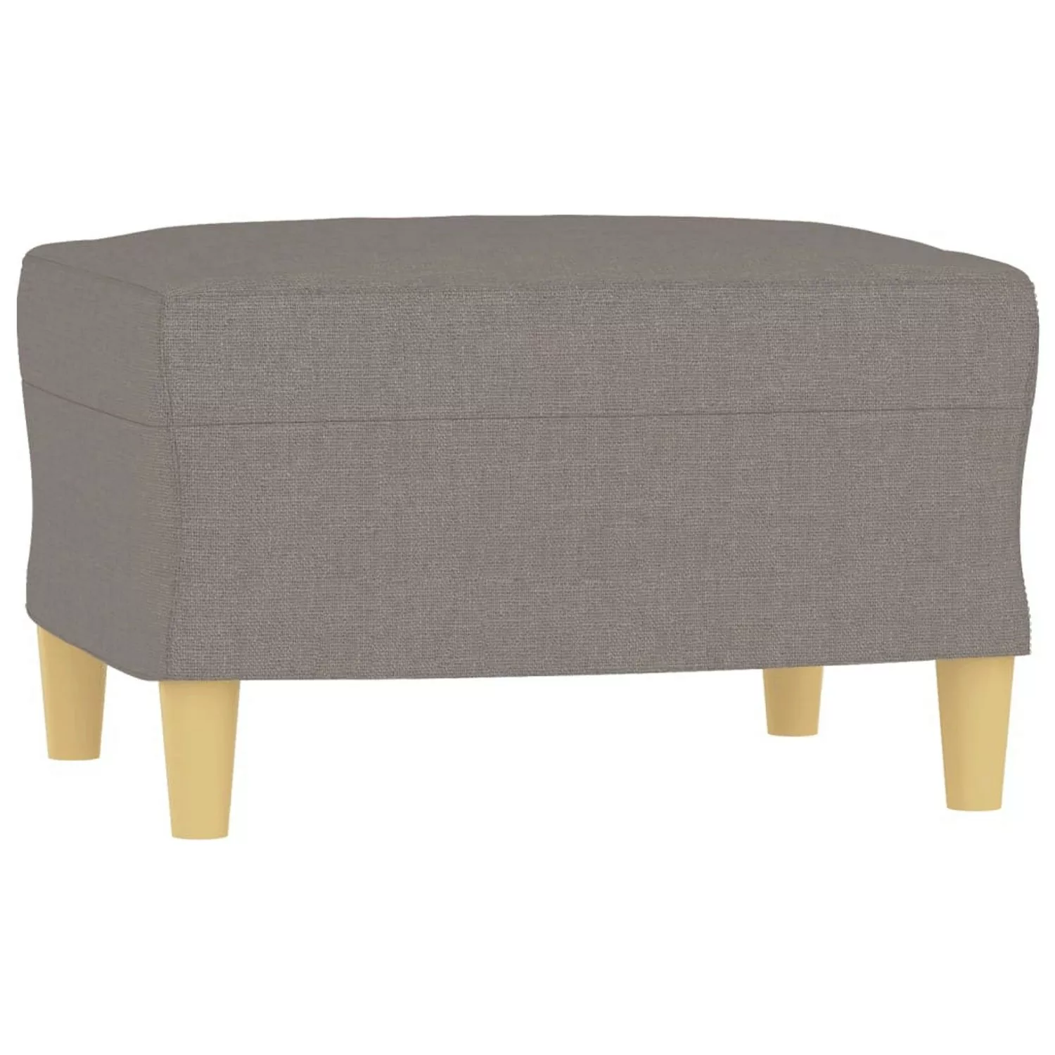 vidaXL Fußhocker Taupe 60x50x41 cm Stoff Modell 1 günstig online kaufen