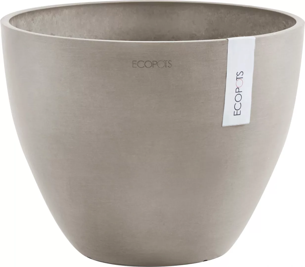 Ecopots Pflanztopf Antwerp Braungrau 50 cm günstig online kaufen