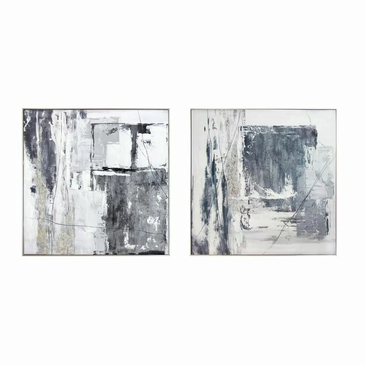 Bild Dkd Home Decor Abstrakt Moderne (80 X 3 X 80 Cm) (2 Stück) günstig online kaufen