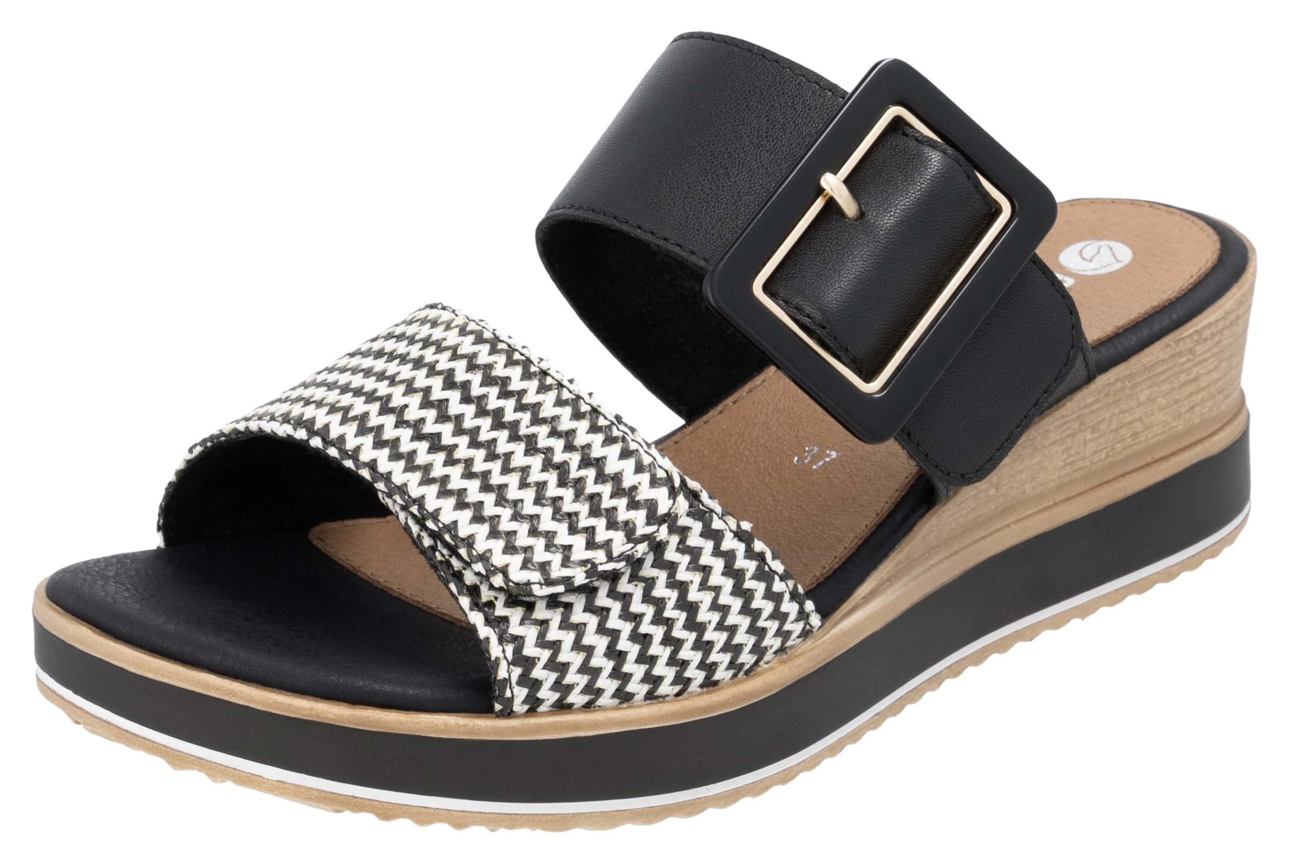 Remonte Pantoffel, Keilabsatz, Sommerschuh, Bequemschuh mit Softfußbett günstig online kaufen