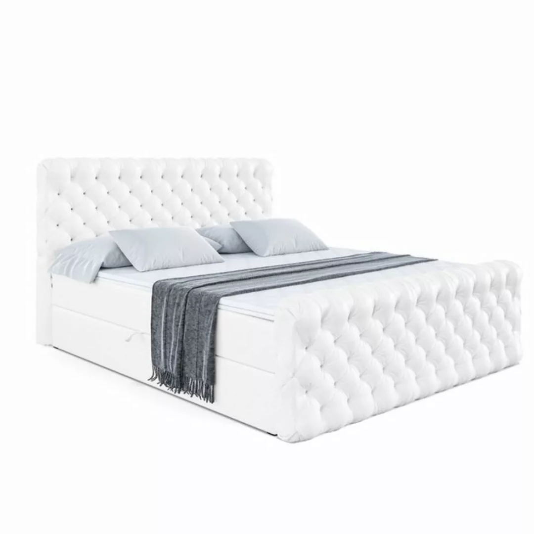 ALTDECOR Boxspringbett BOXI8-Z (Multipocket-Matratze H4, H3 Matratze Bonell günstig online kaufen