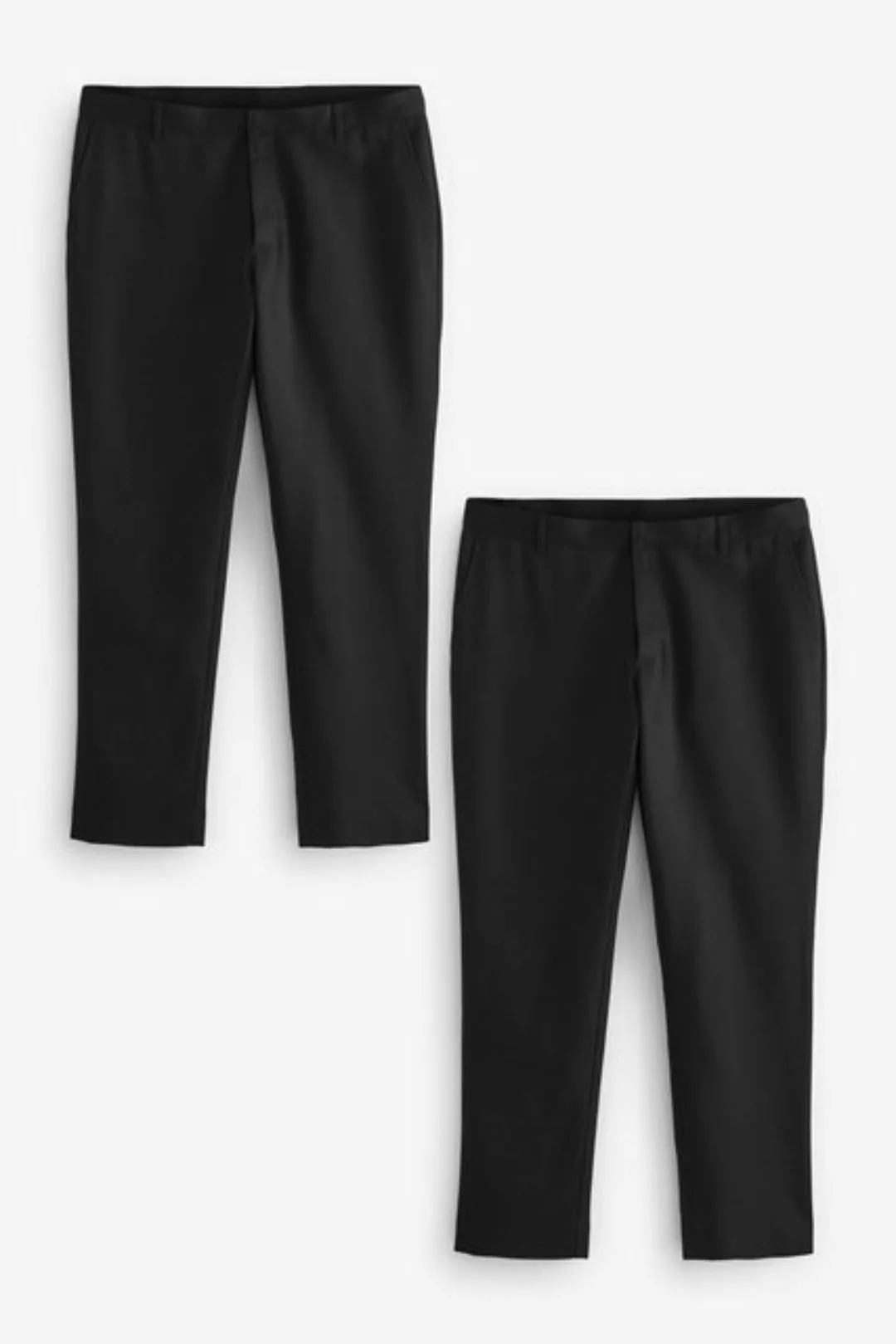 Next Stoffhose 2er-Pack Slim Fit Hosen mit schlichter Front (2-tlg) günstig online kaufen