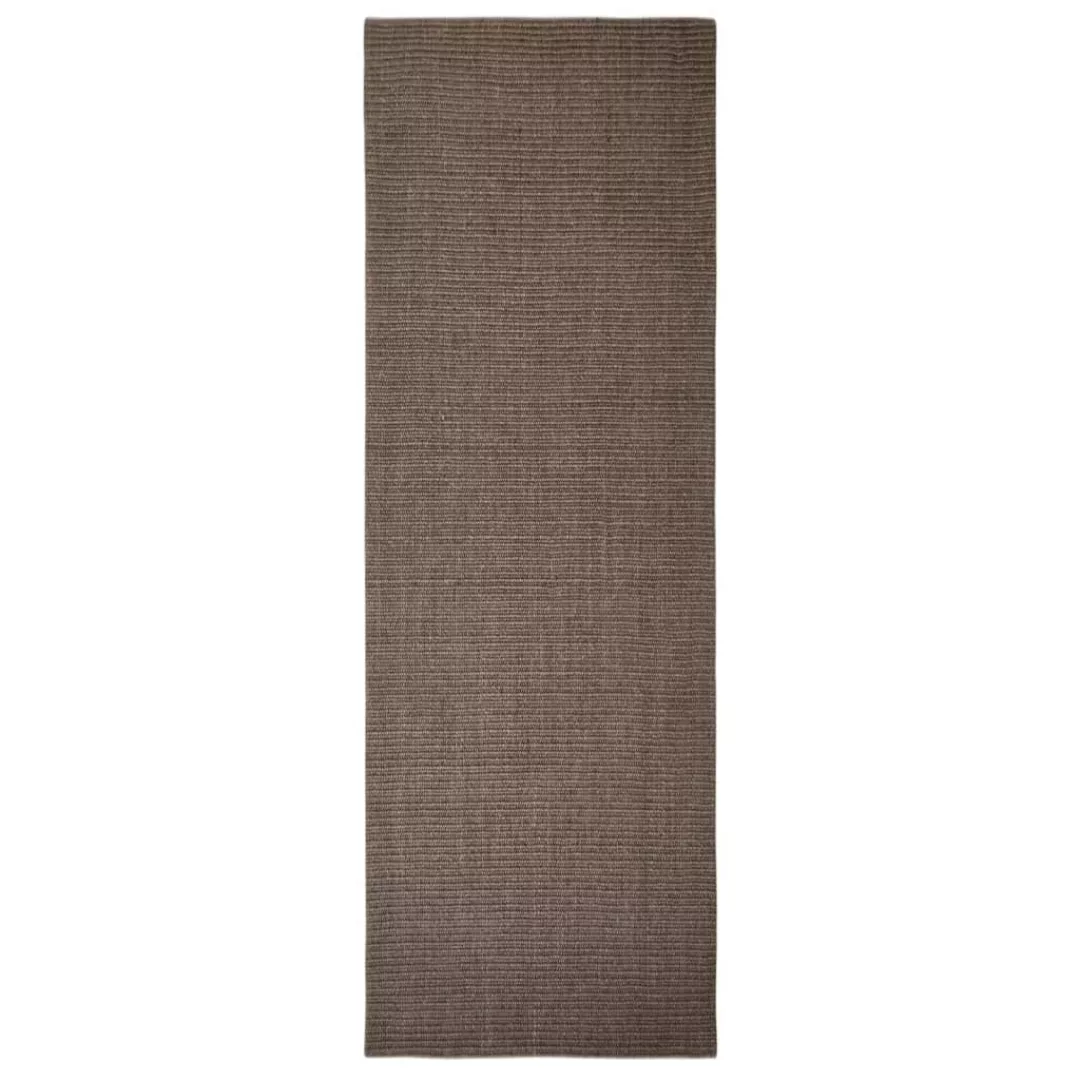 Vidaxl Teppich Natur Sisal 100x300 Cm Braun günstig online kaufen