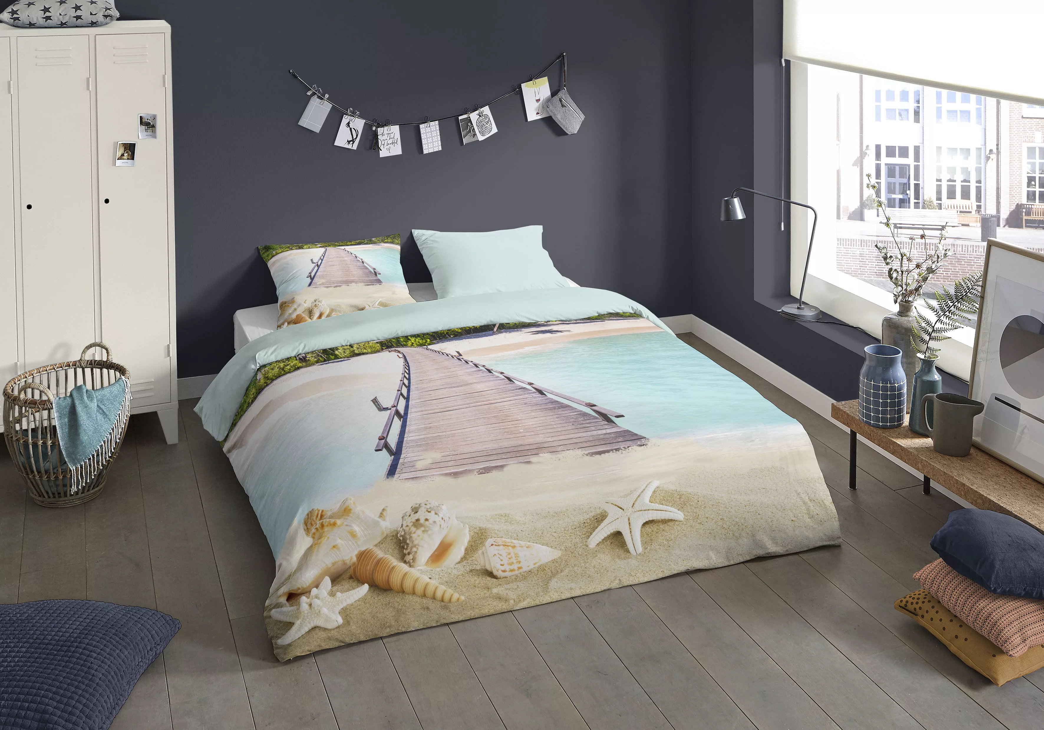 PURE luxury collection Wendebettwäsche »Moana«, Mikrofaser, 135x200, Pflege günstig online kaufen