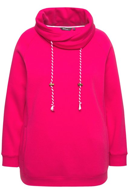 Ulla Popken Sweatshirt Sweatshirt weiter Stehkragen Taschen günstig online kaufen