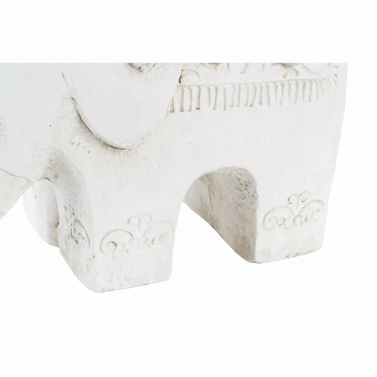Deko-figur Dkd Home Decor Antiker Finish Elefant Weiß Orientalisch Magnesiu günstig online kaufen