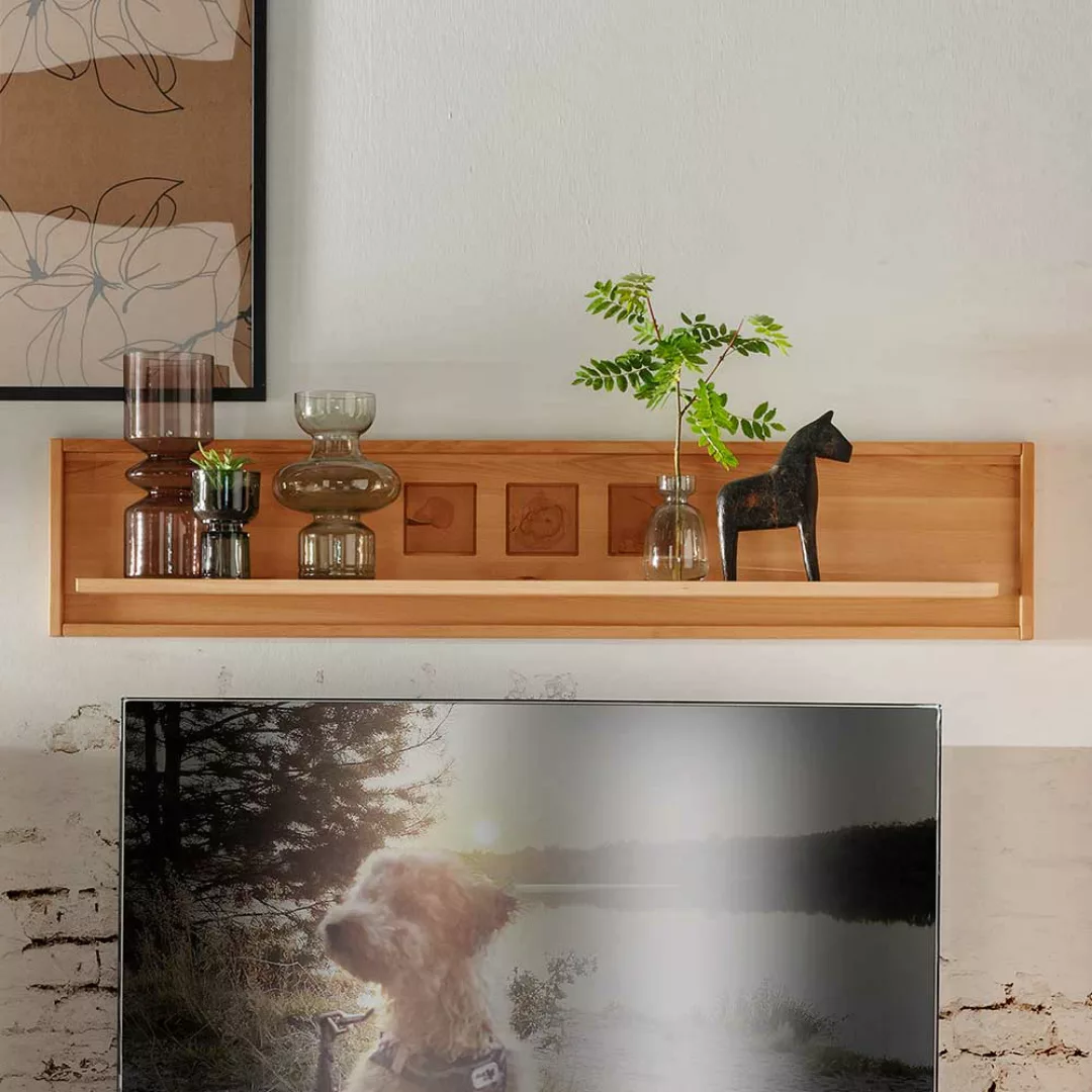 Echtholz Regal Wohnzimmer aus Kernbuche Massivholz modernem Design günstig online kaufen