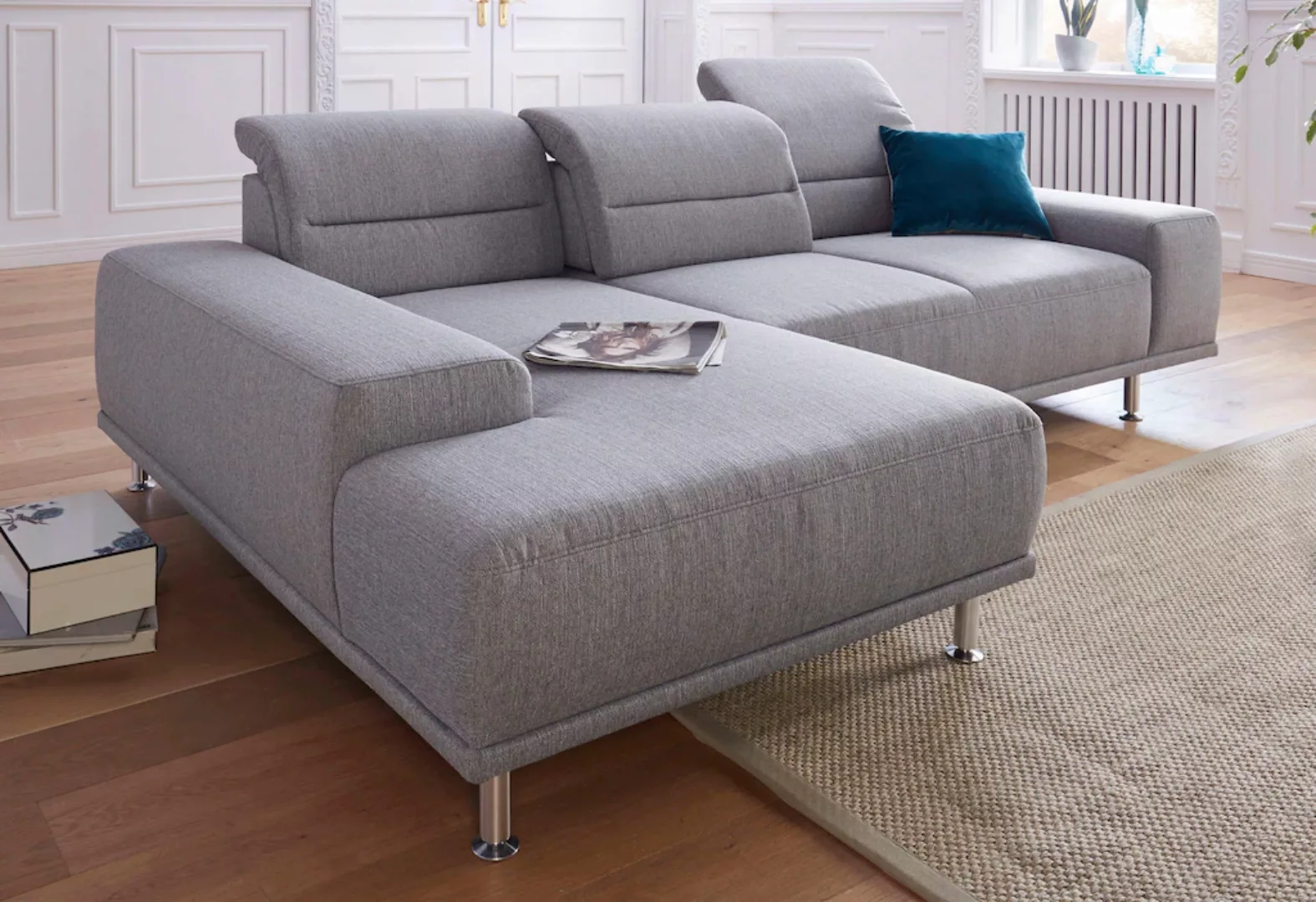 sit&more Ecksofa "Mariola L-Form", mit Recamiere und Federkern, inklusive S günstig online kaufen