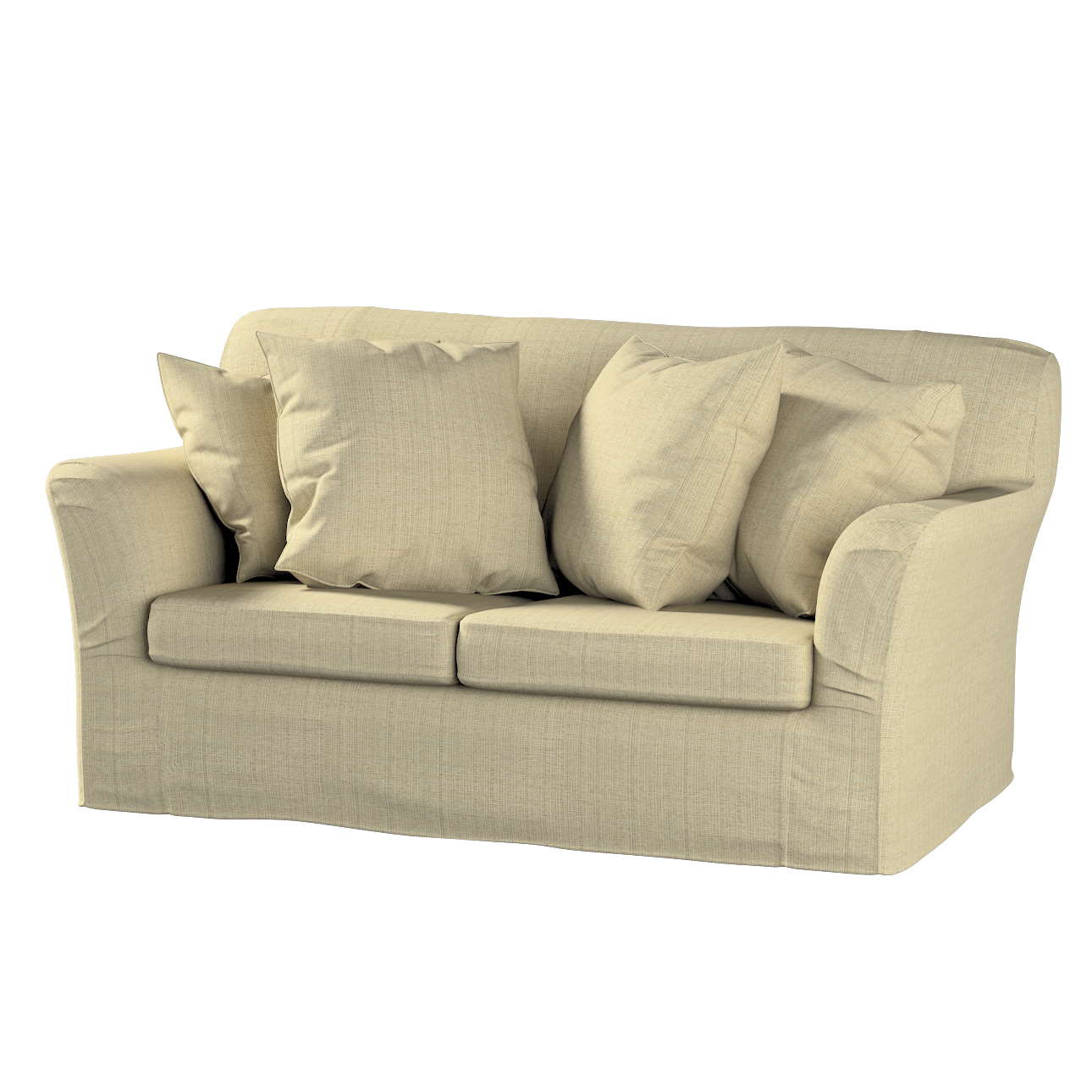 Bezug für Tomelilla 2-Sitzer Sofa nicht ausklappbar, beige-creme, Sofahusse günstig online kaufen