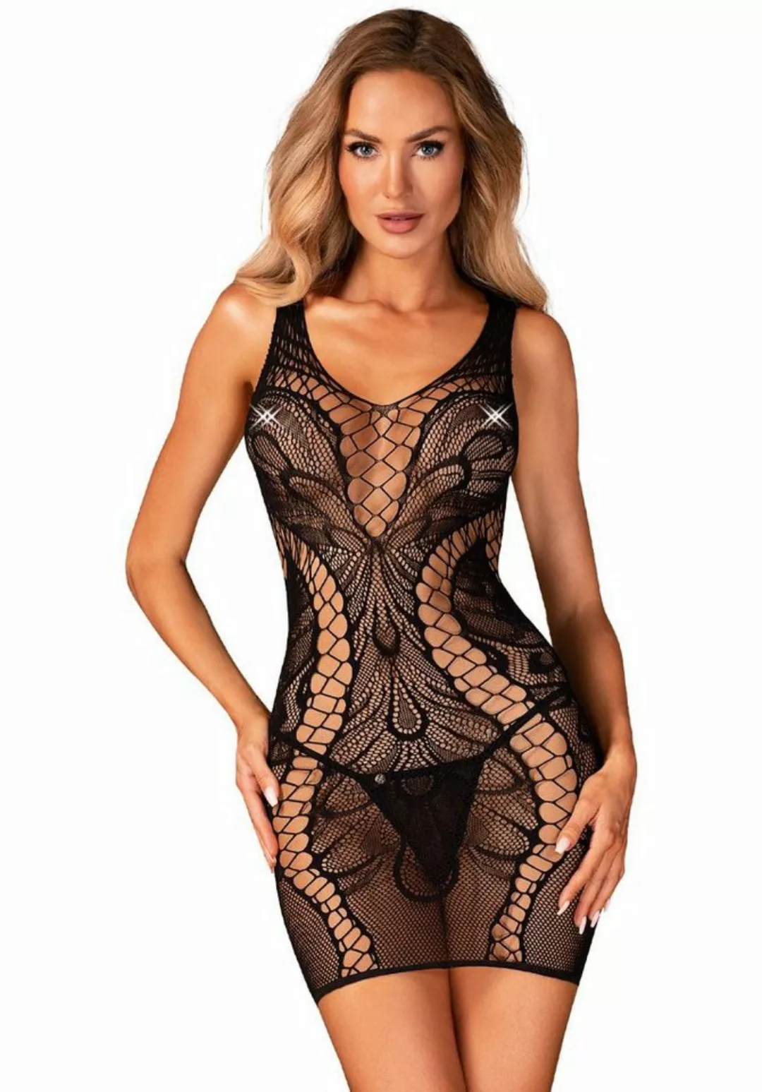 Obsessive Minikleid Netz-Kleid - schwarz günstig online kaufen