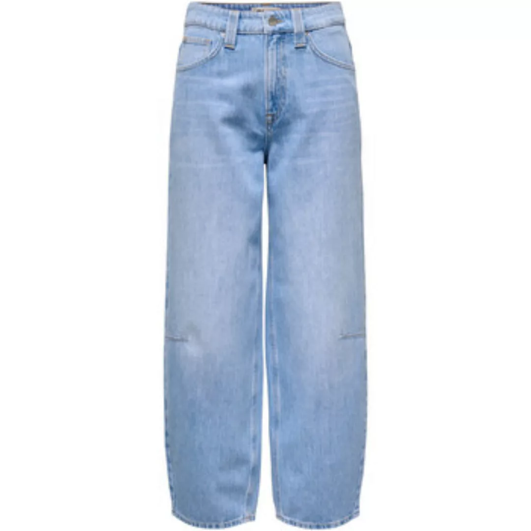 Only  Straight Leg Jeans ONLFRANKIE HW ANK BARREL DNM DOT007 15370765 günstig online kaufen