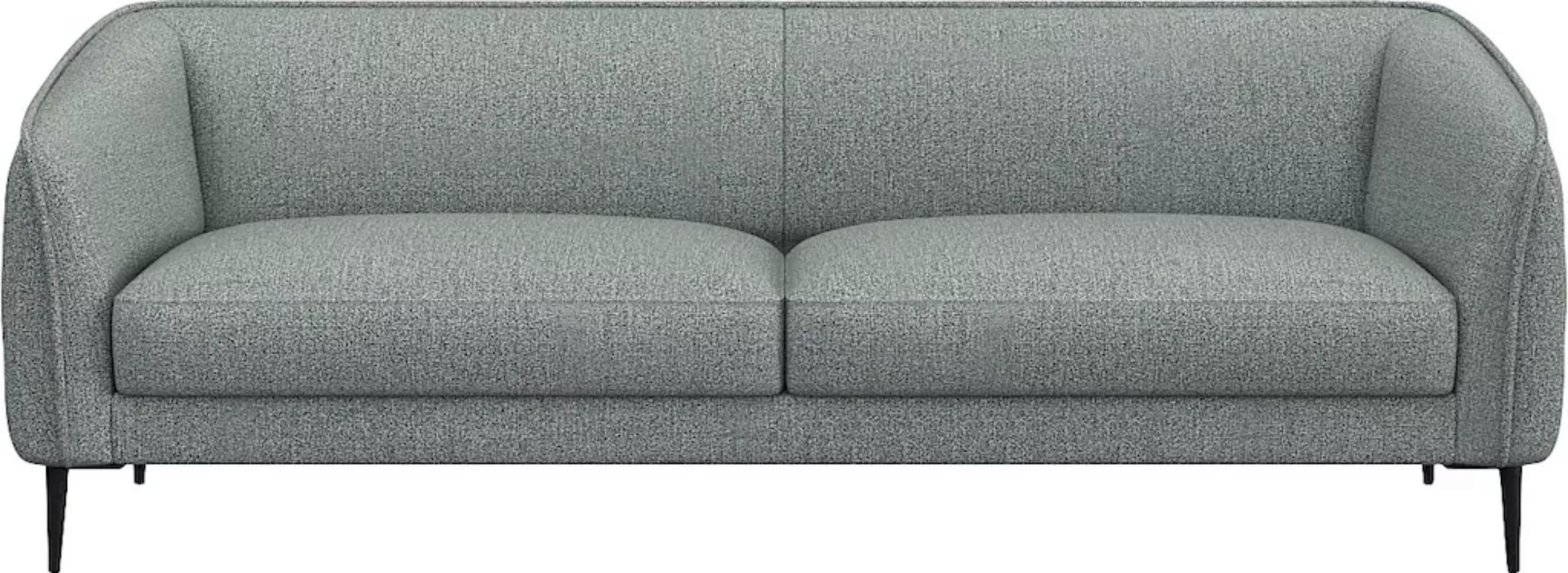 FLEXLUX 3-Sitzer "Belle Designsofa, Couch, bequem durch Kaltschaum im Sitz" günstig online kaufen