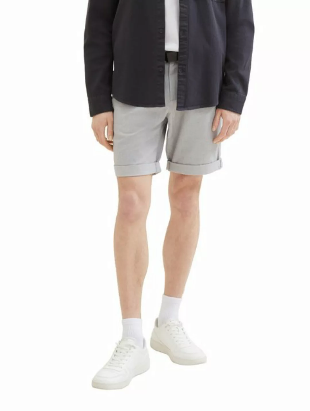 TOM TAILOR Denim Chinoshorts (2-tlg) mit Gürtel günstig online kaufen