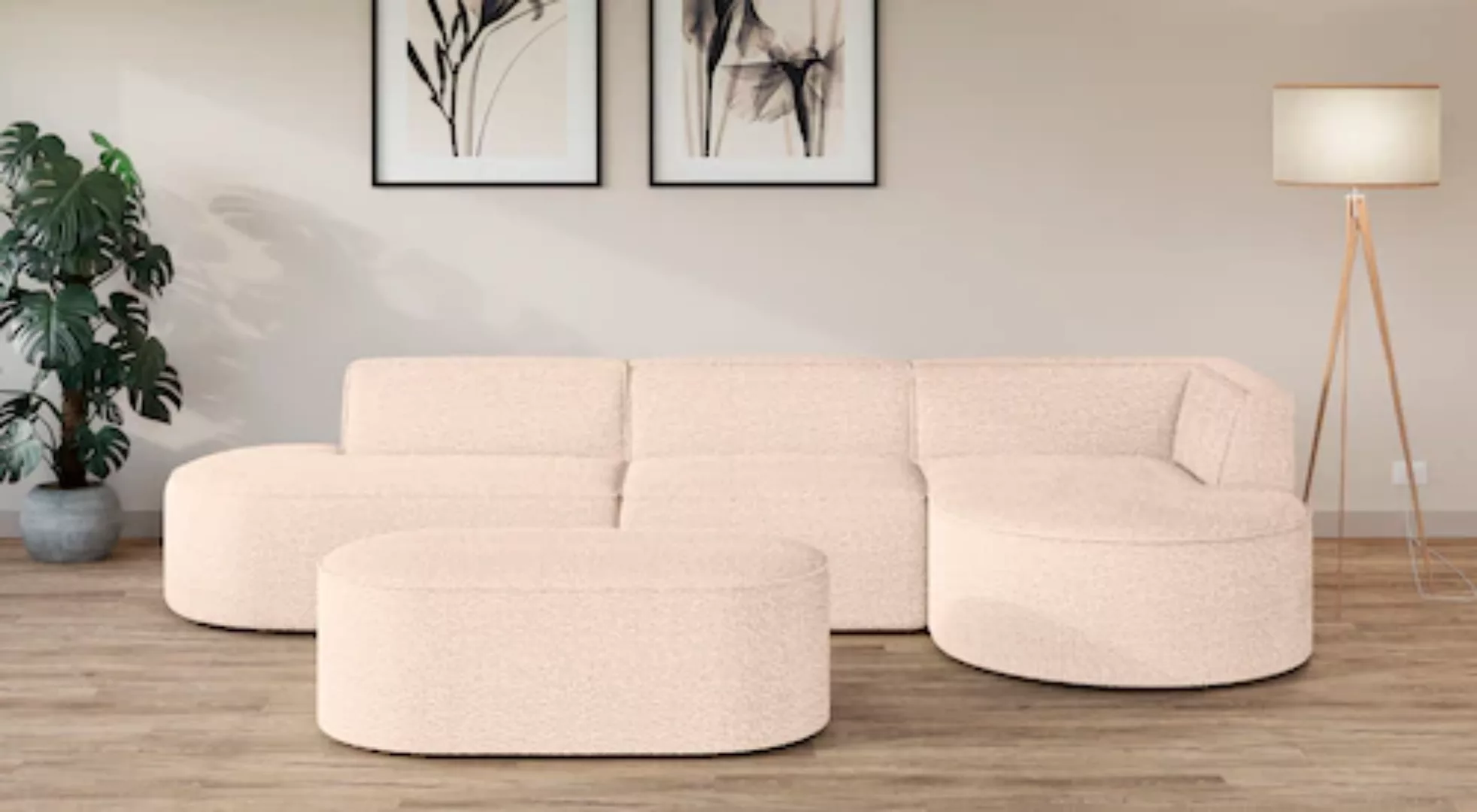 andas Ecksofa "EIVIND", auch in Feincord und Bouclé günstig online kaufen