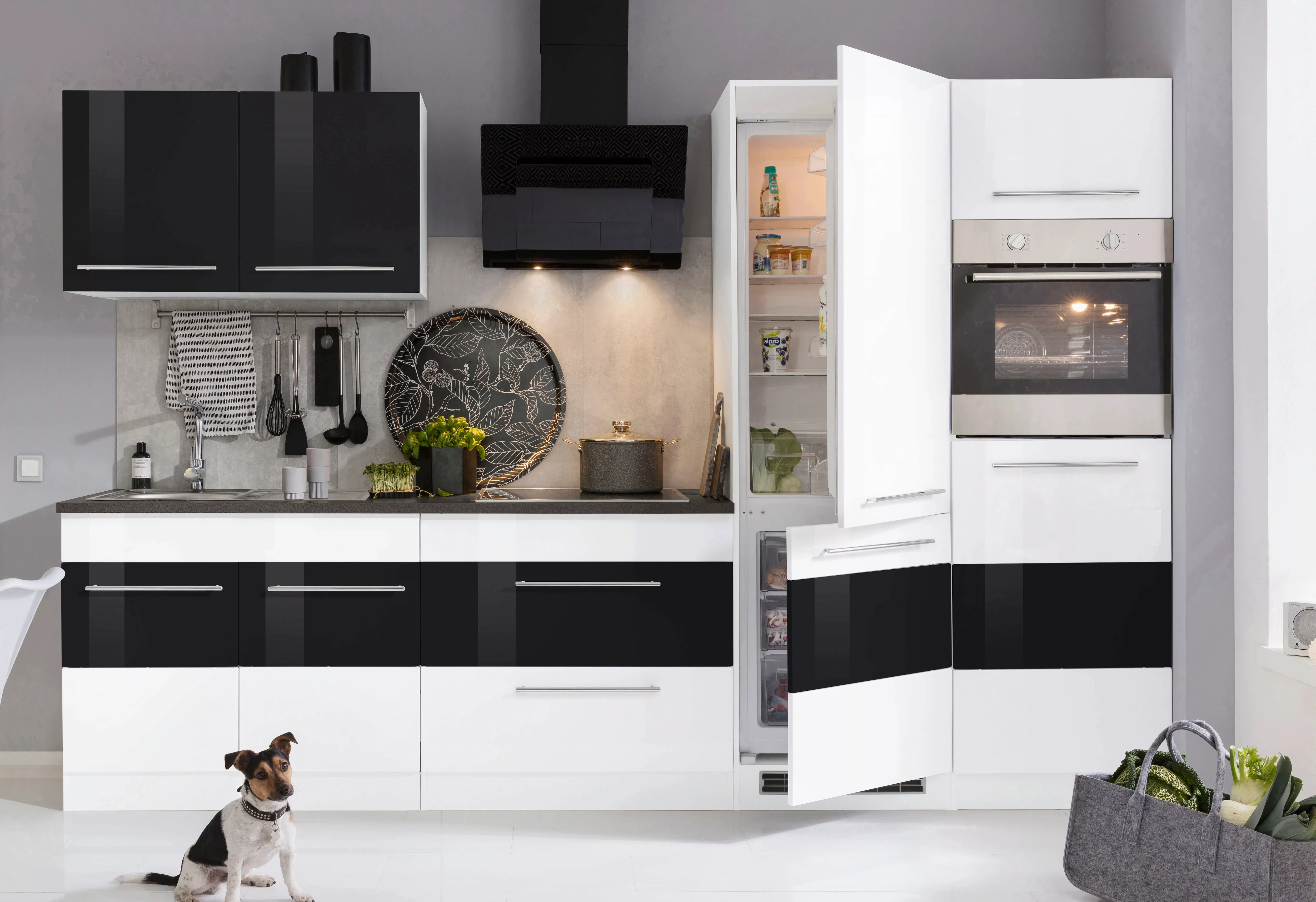 HELD MÖBEL Küchenzeile "Trient", mit E-Geräten, Breite 300 cm günstig online kaufen