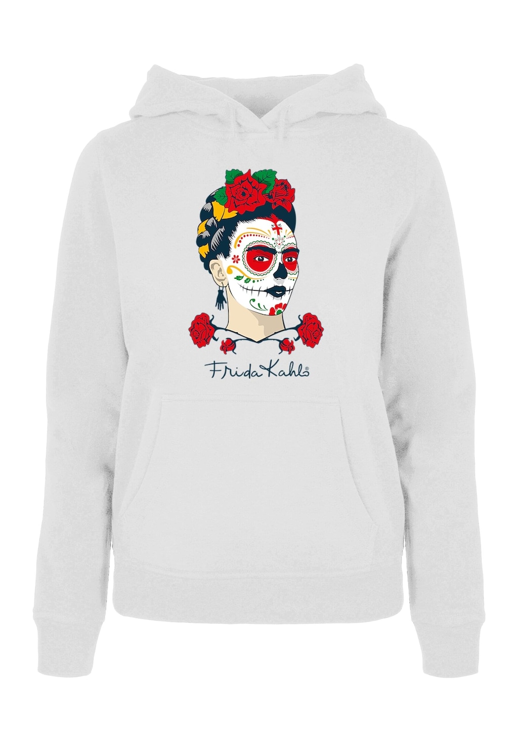 Merchcode Kapuzenpullover "Merchcode Damen Ladies Frida Kahlo - Dia de los günstig online kaufen