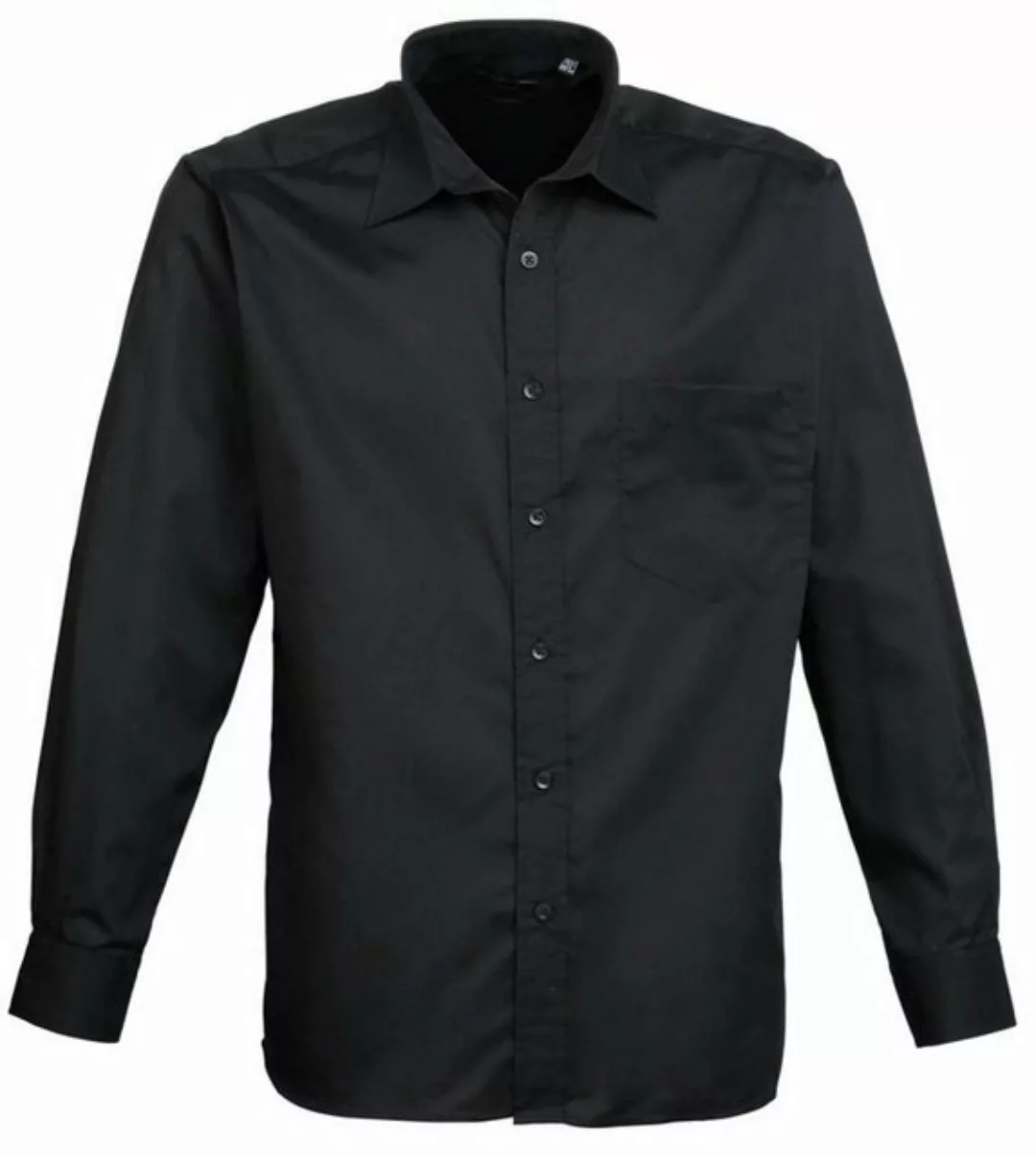 Premier Langarmhemd Premier Herren Hemd Shirt Body Fit Baumwolle Bügelleich günstig online kaufen