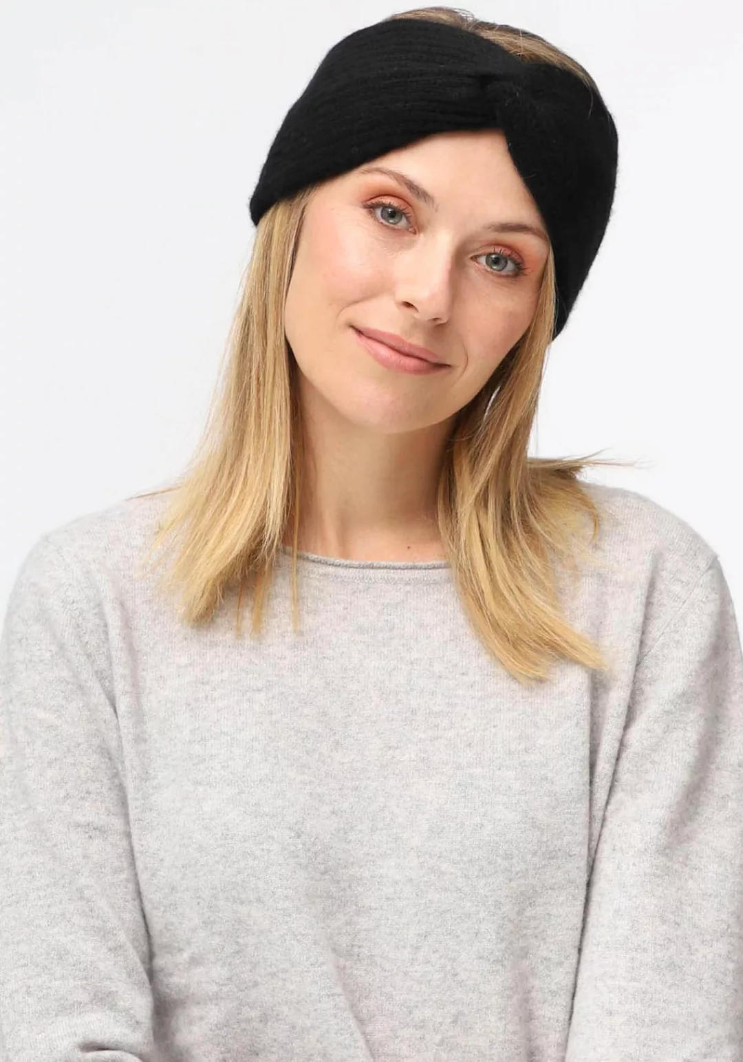 Zwillingsherz Stirnband, Reines Cashmere günstig online kaufen