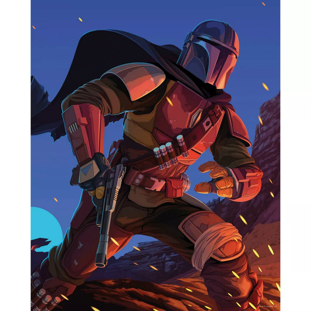 Komar Wandbild Mandalorian Ambush Disney B/L: ca. 40x50 cm günstig online kaufen