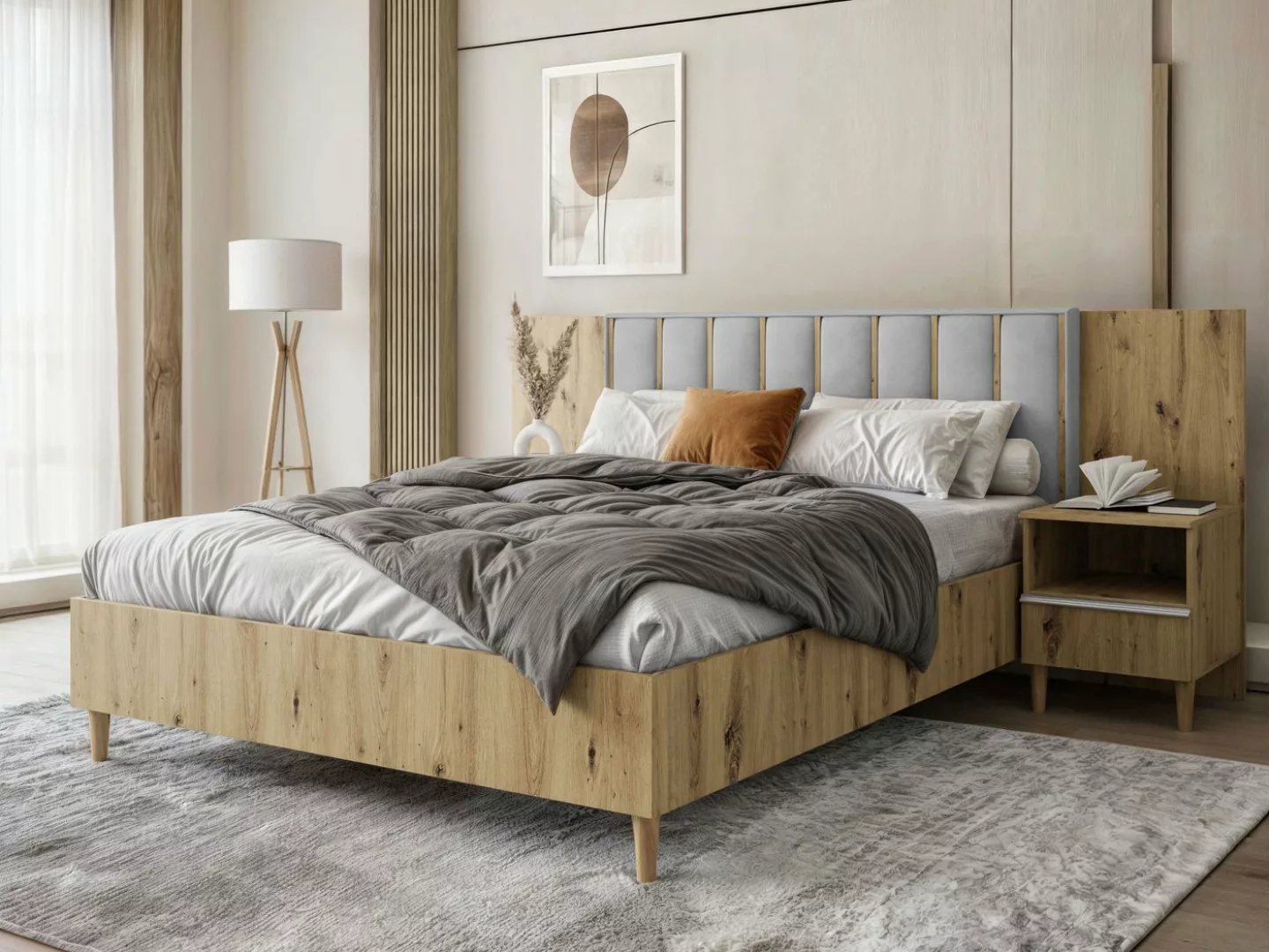 Beautysofa Polsterbett STELLA, mit Bettkasten, mit Lamellen, ohne oder mit günstig online kaufen