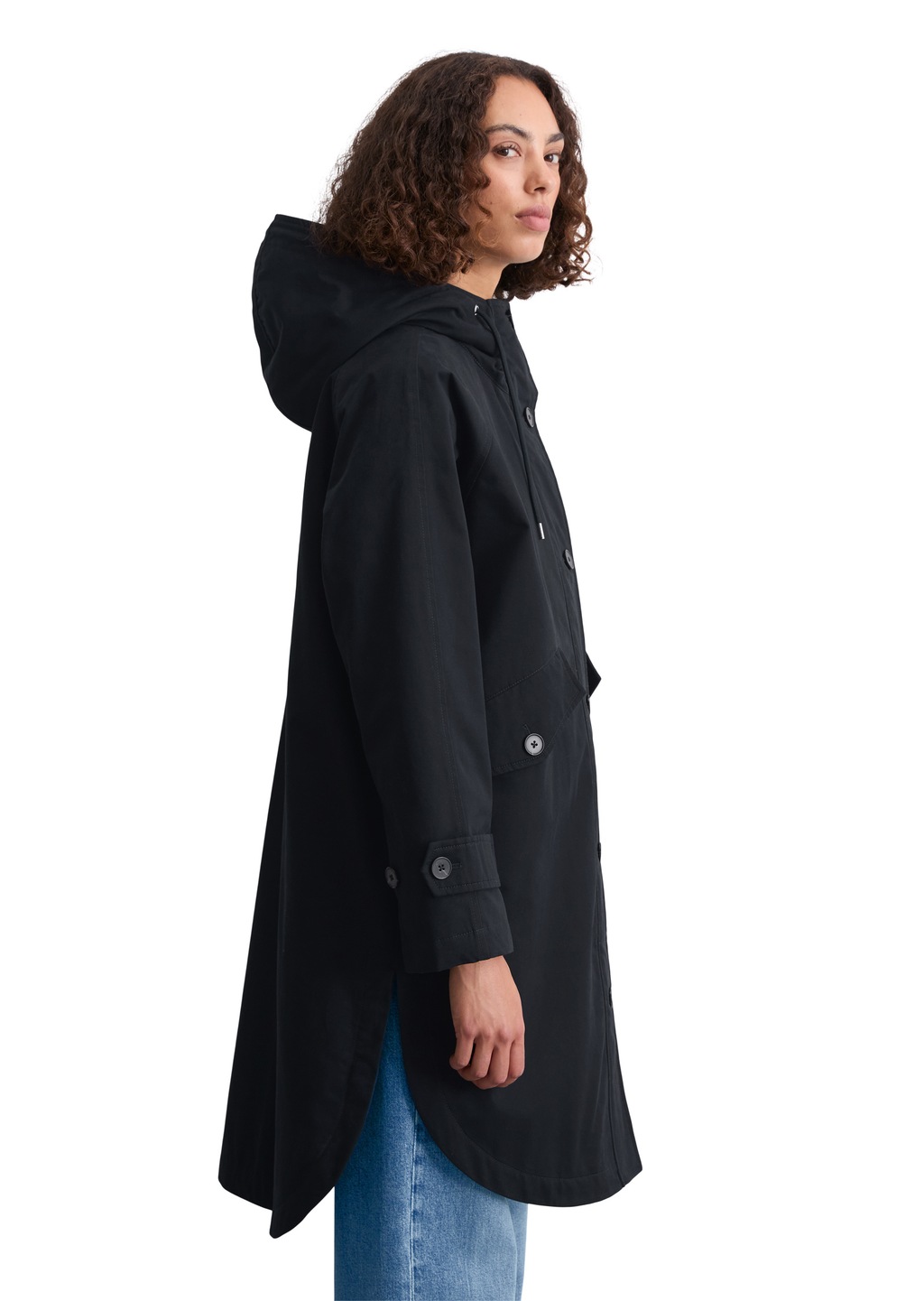Marc OPolo Outdoorjacke "aus gepeachtem Baumwoll-Twill" günstig online kaufen