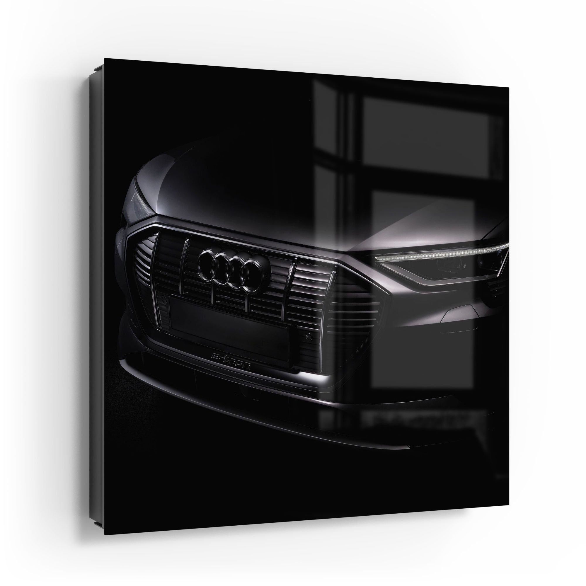 DEQORI Schlüsselkasten 'Audi Frontalaufnahme', Glas Schlüsselbox günstig online kaufen