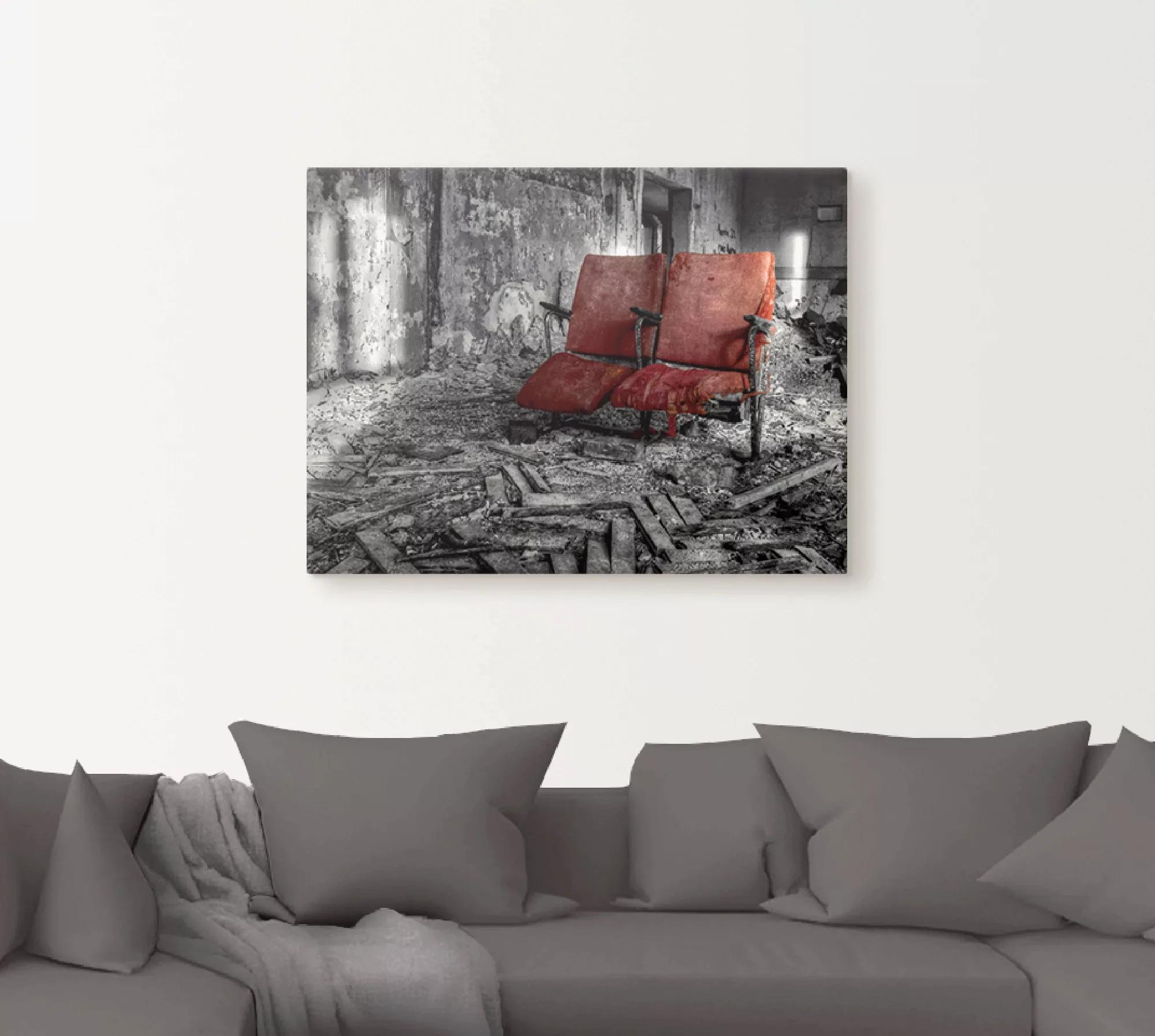 Artland Wandbild "Lost Place - Zusammen", Architektonische Elemente, (1 St. günstig online kaufen