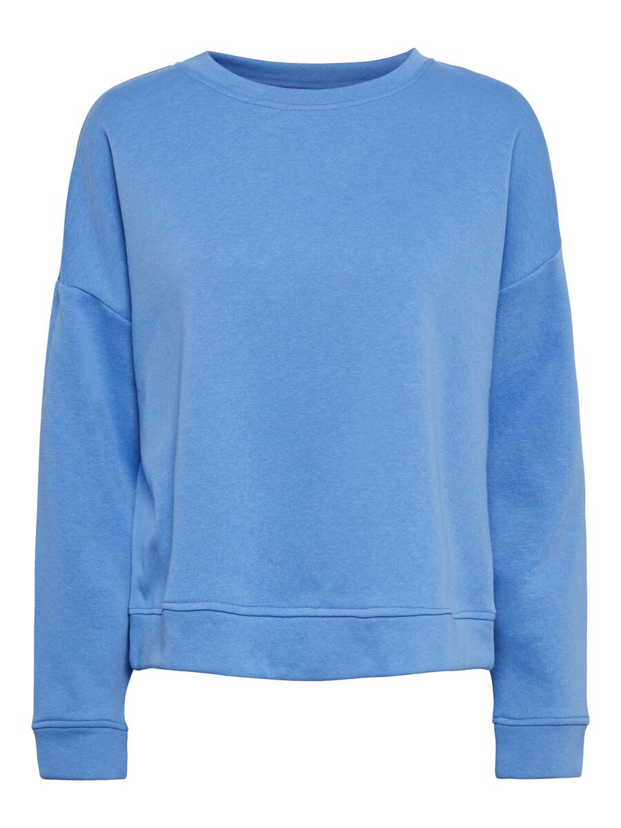 PIECES Lässiges Sweatshirt Damen Blau günstig online kaufen
