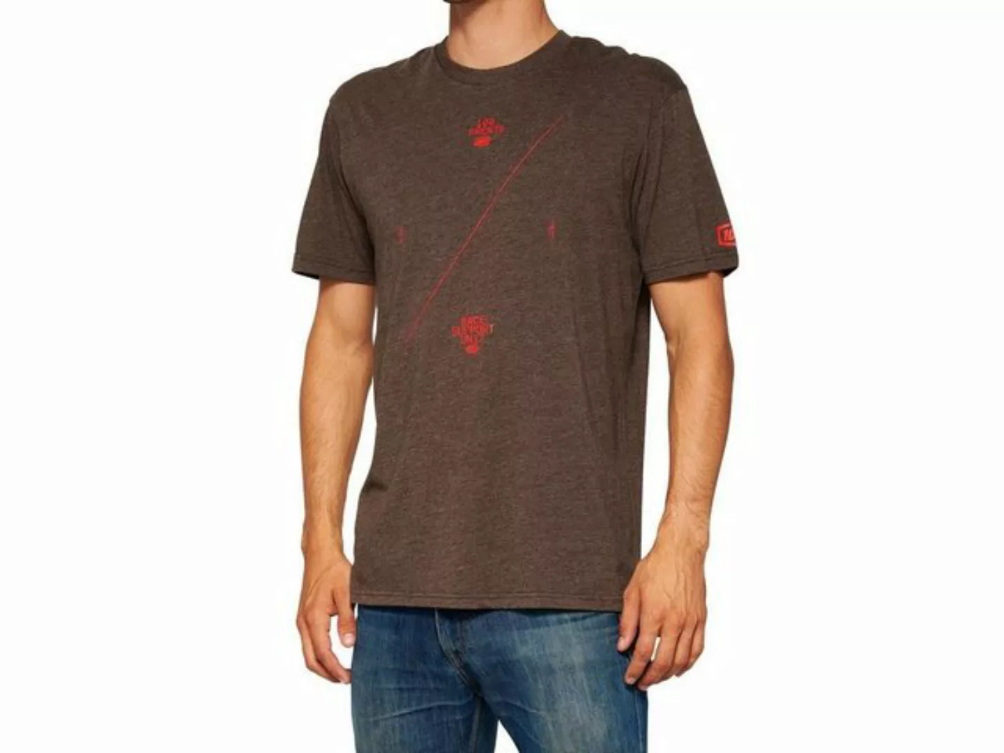 100% T-Shirt T-Shirts 100% Astra T-Shirt - Brown Heather M- (1-tlg) günstig online kaufen
