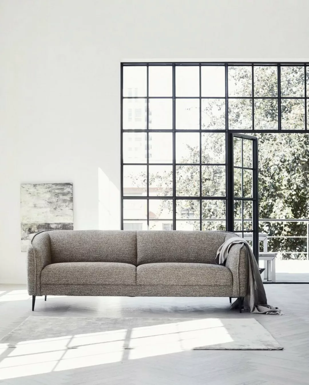 FLEXLUX 3-Sitzer "Belle Designsofa, Couch,", Skandinavisches Design, In hoc günstig online kaufen