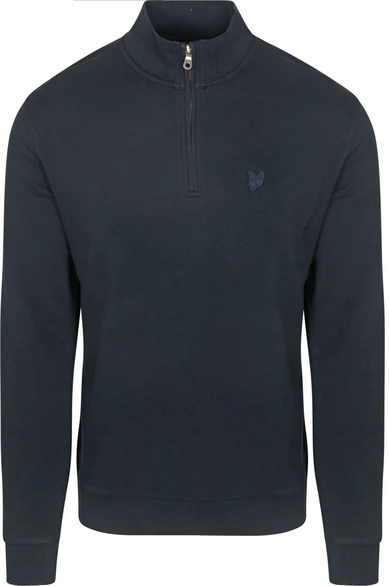 Lyle & Scott Half Zip Pull Tonal Navy - Größe S günstig online kaufen