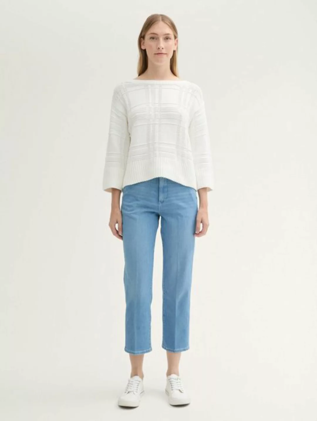 TOM TAILOR 7/8-Jeans Straight Cropped Chino günstig online kaufen