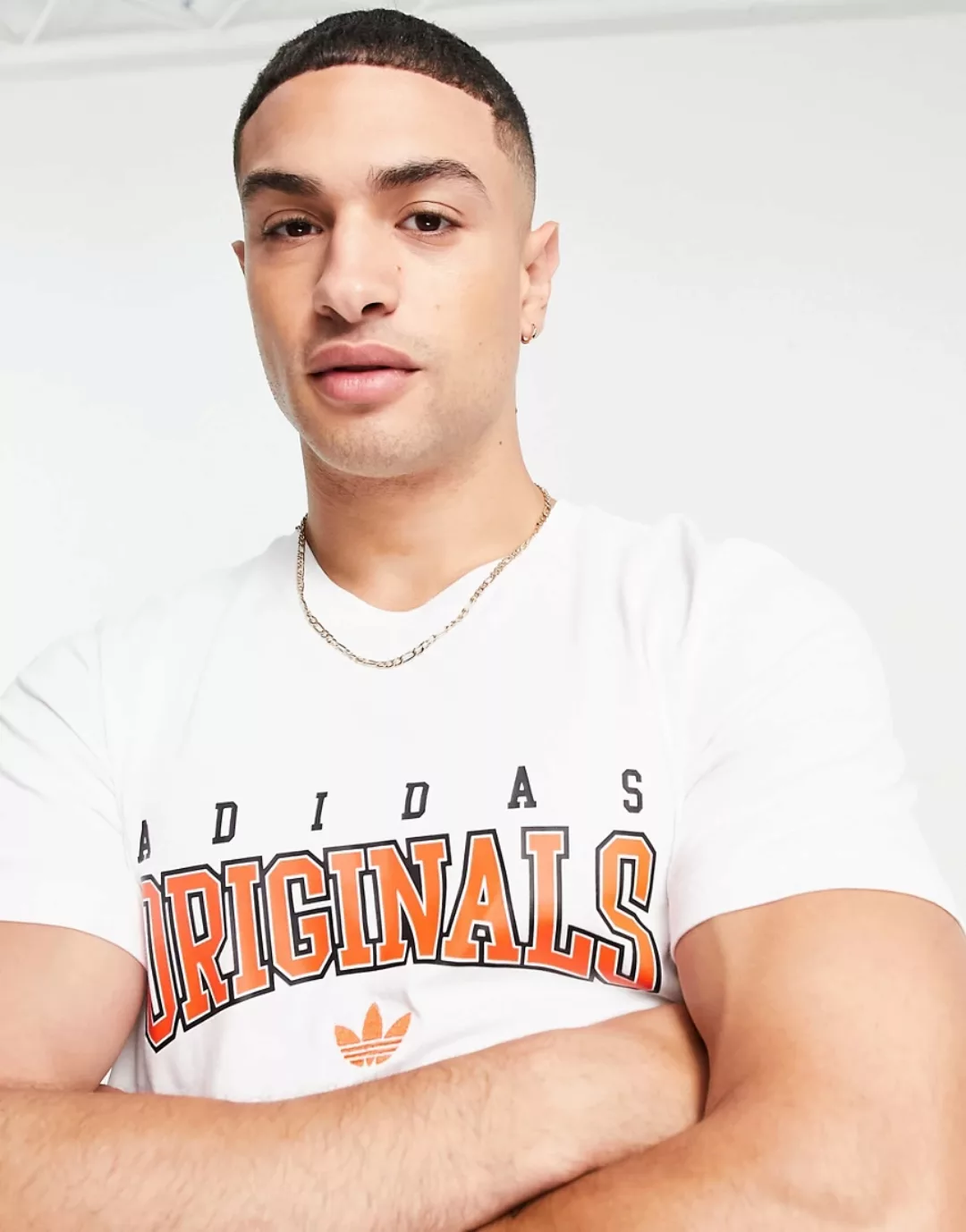 Adidas Originals Script Kurzarm T-shirt XS White günstig online kaufen
