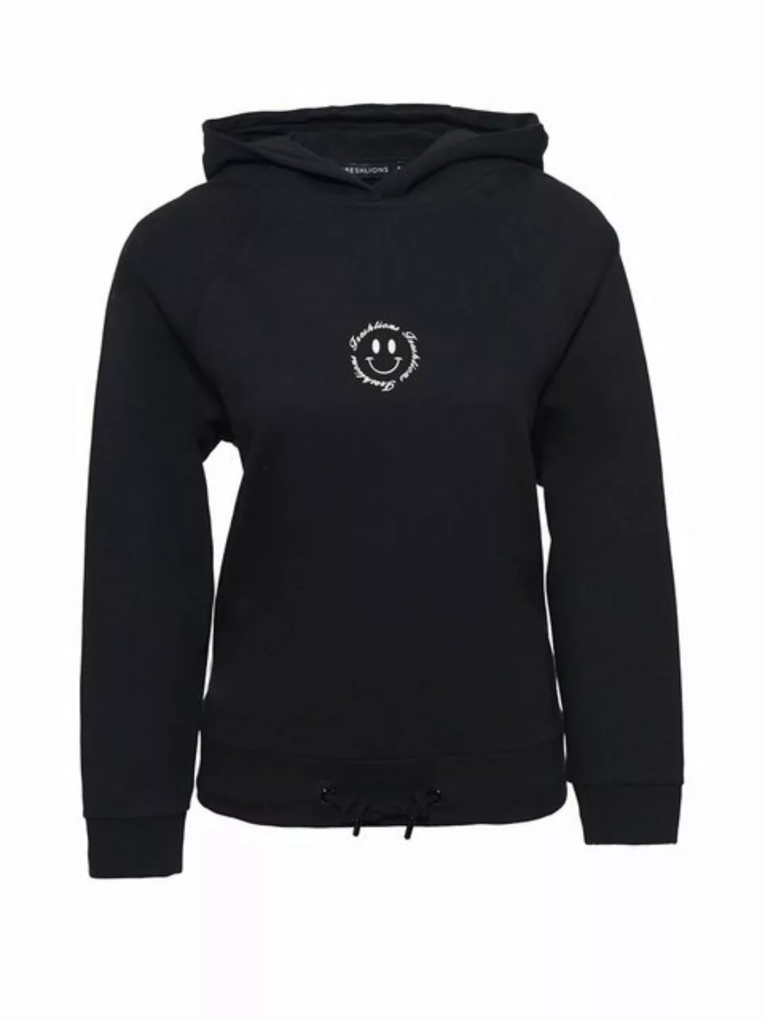 freshlions Kapuzensweatshirt Freshlions Hooded Sweatshirt Smilig face Print günstig online kaufen