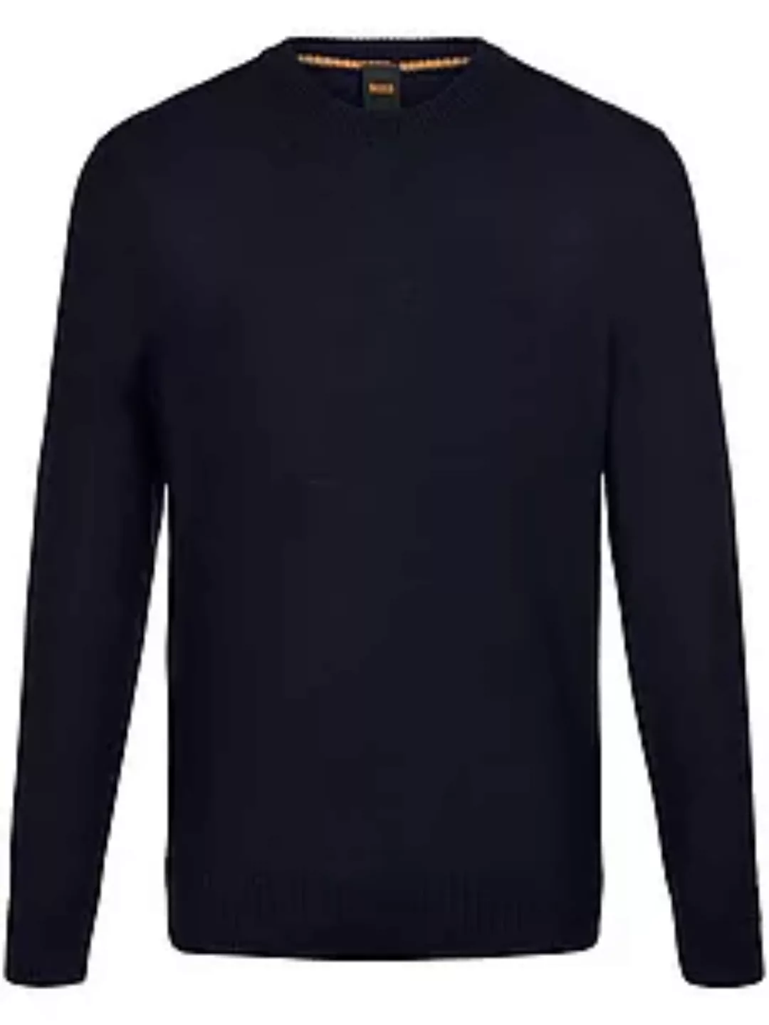 Rundhals-Pullover BOSS blau günstig online kaufen