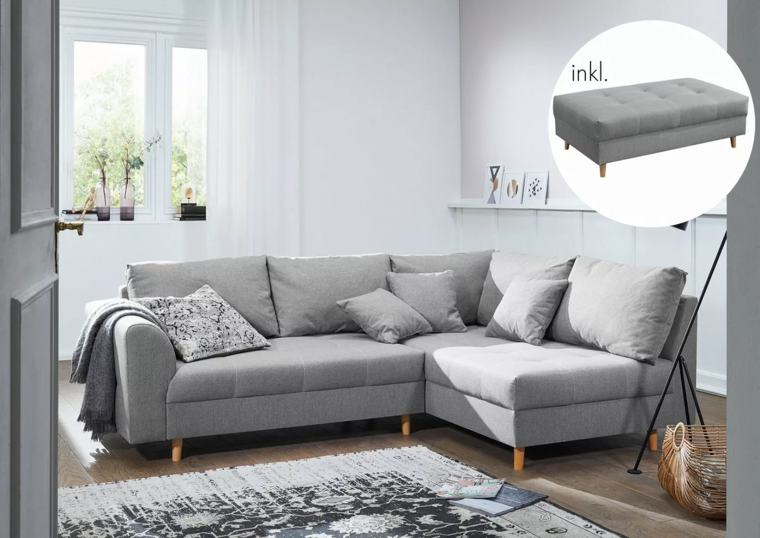 Massivmoebel24 Ecksofa SOFAS günstig online kaufen